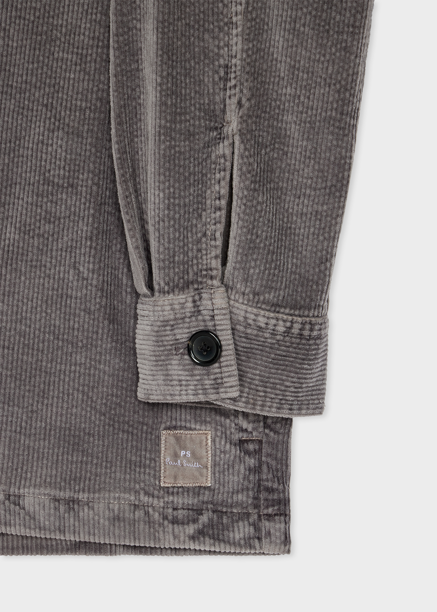 Men's Steel Grey Recycled-Polyester Windbreaker Jacket