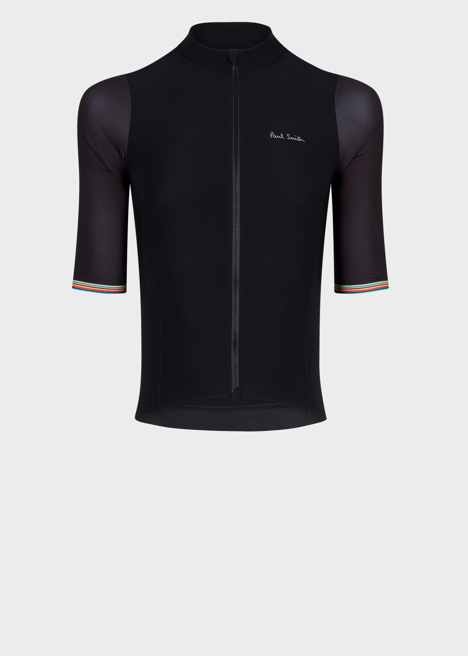 Paul Smith Gent's Cycling Bicycle Jersey Blue & Black Polka