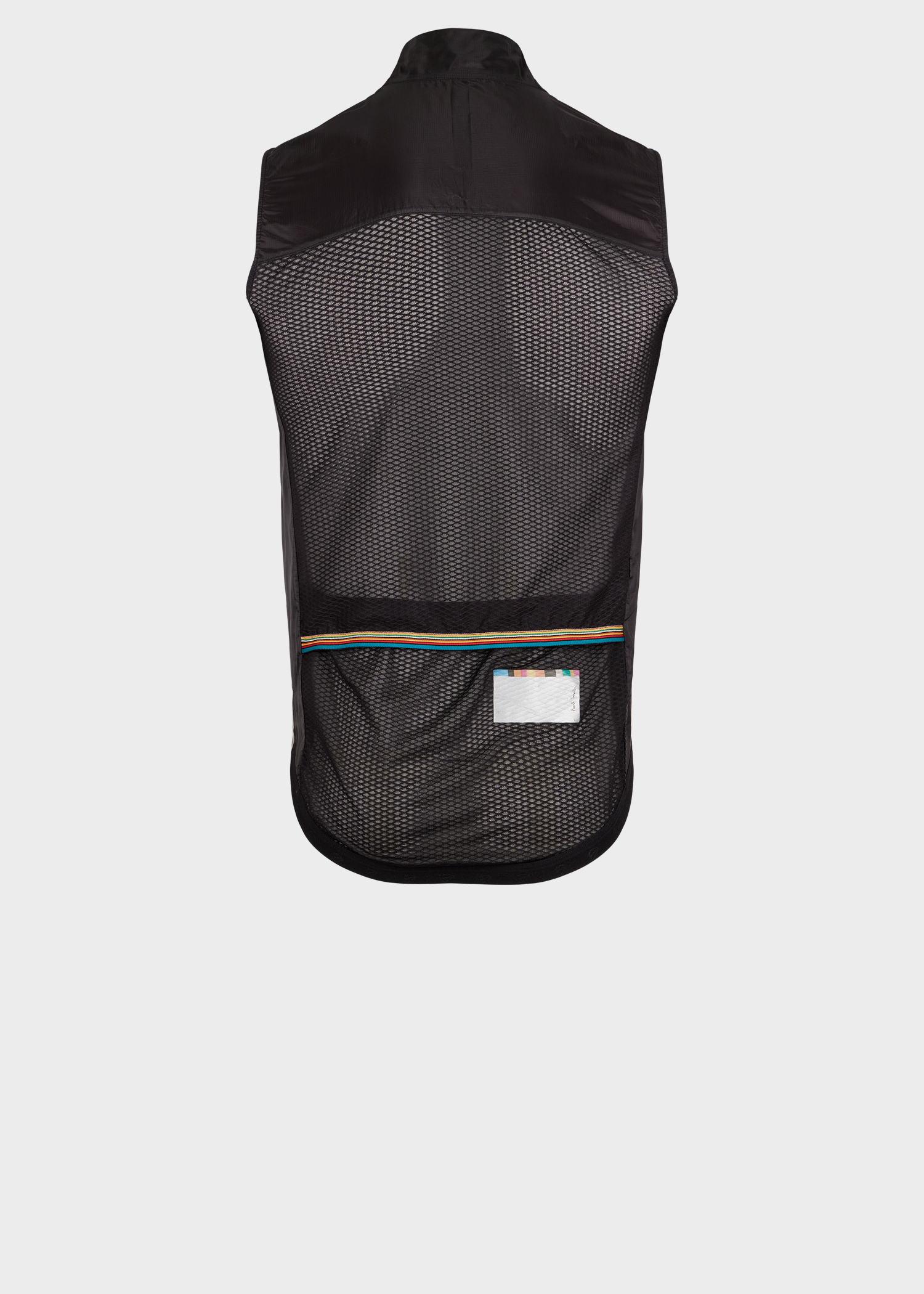Men's Black Packable Cycling Gilet