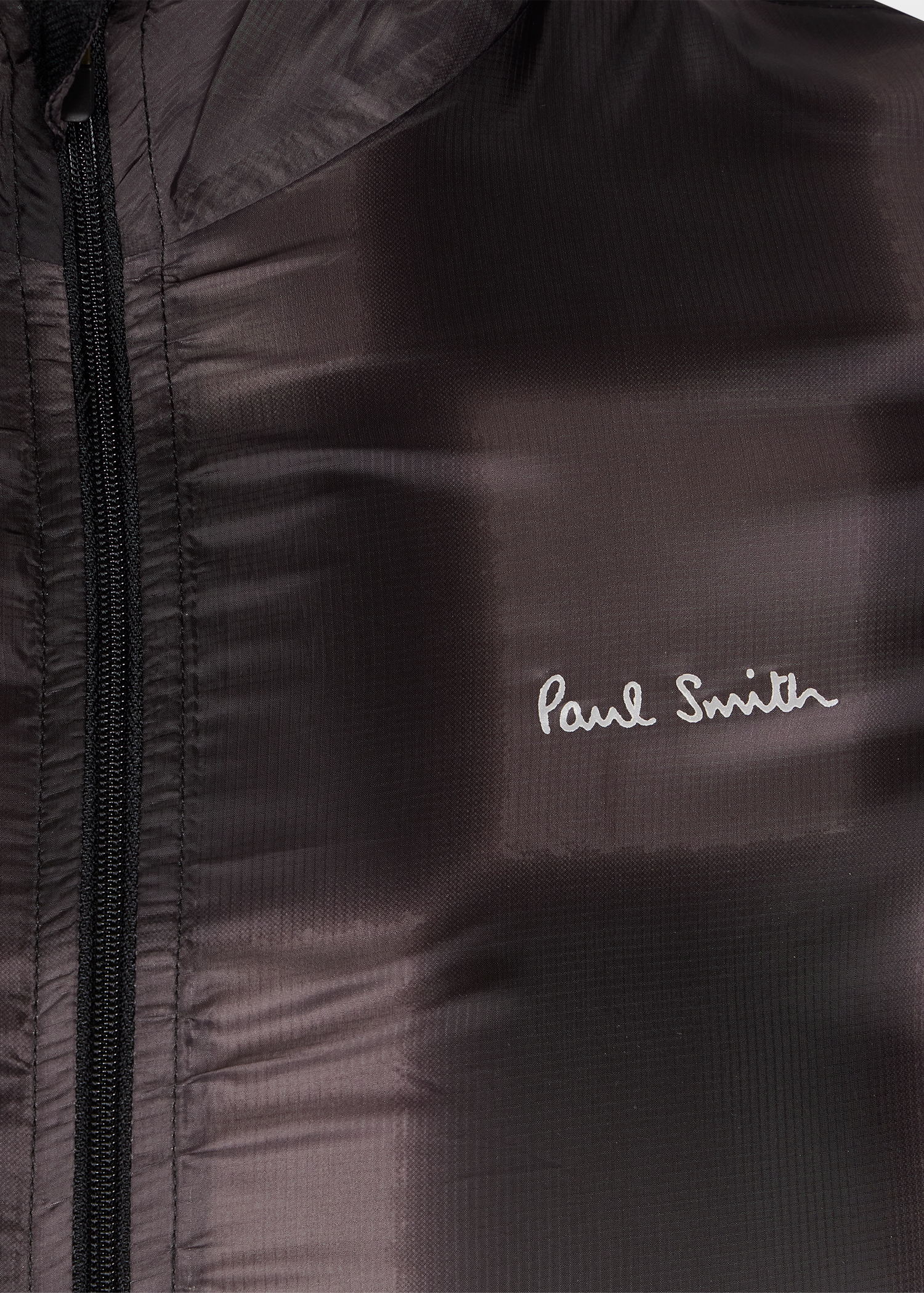 Men's Black Packable Cycling Wind Jacket