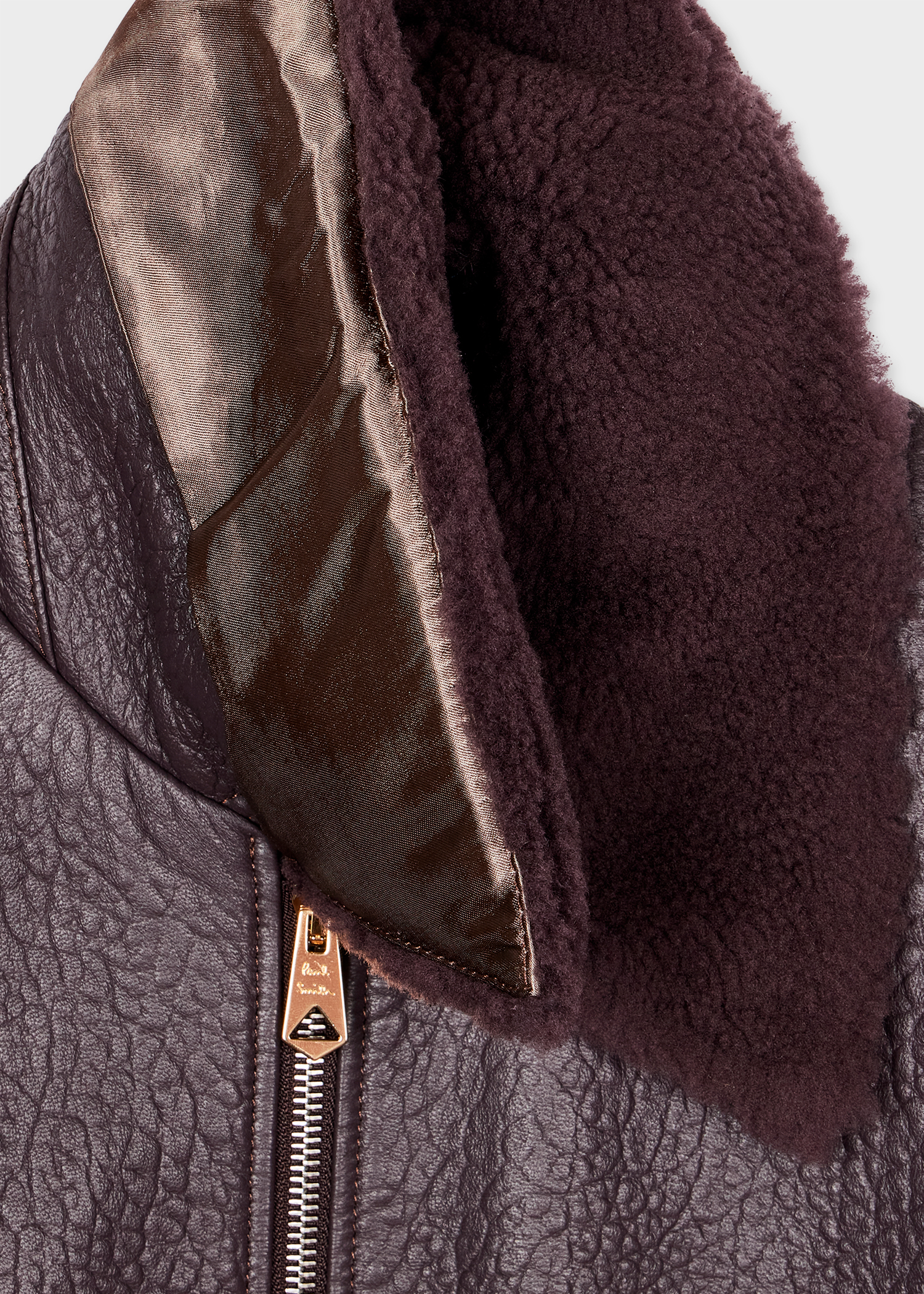 Men's Dark Purple Grained Leather Jacket Men's Dark Purple Grained Leather Jacket
