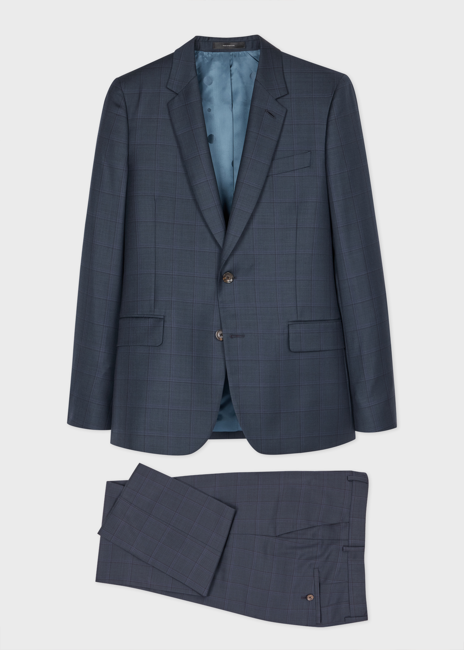 Paul Smith collectionネイビーウールフラノスーツ
