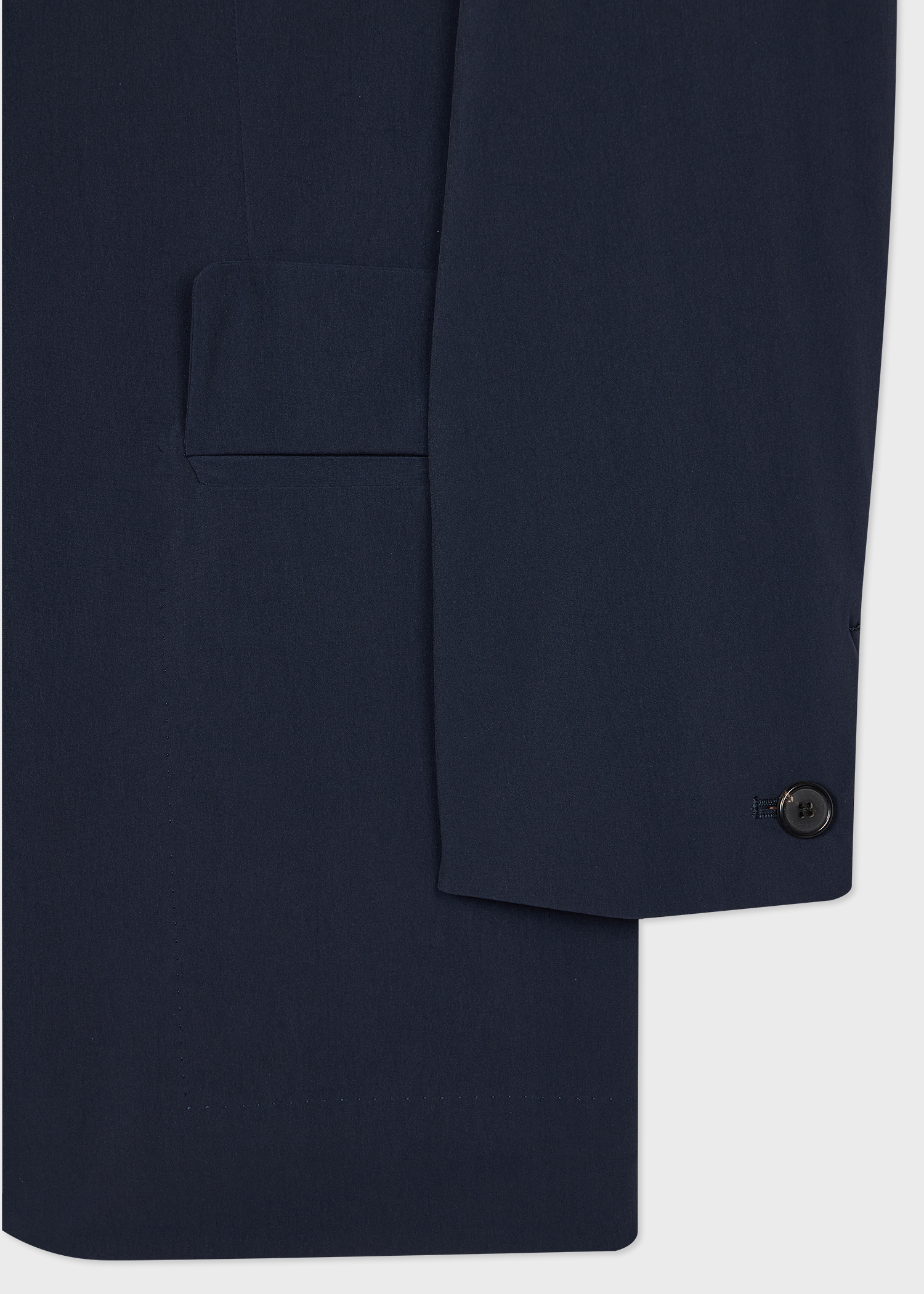 Navy Recycled-Nylon Technical Blazer