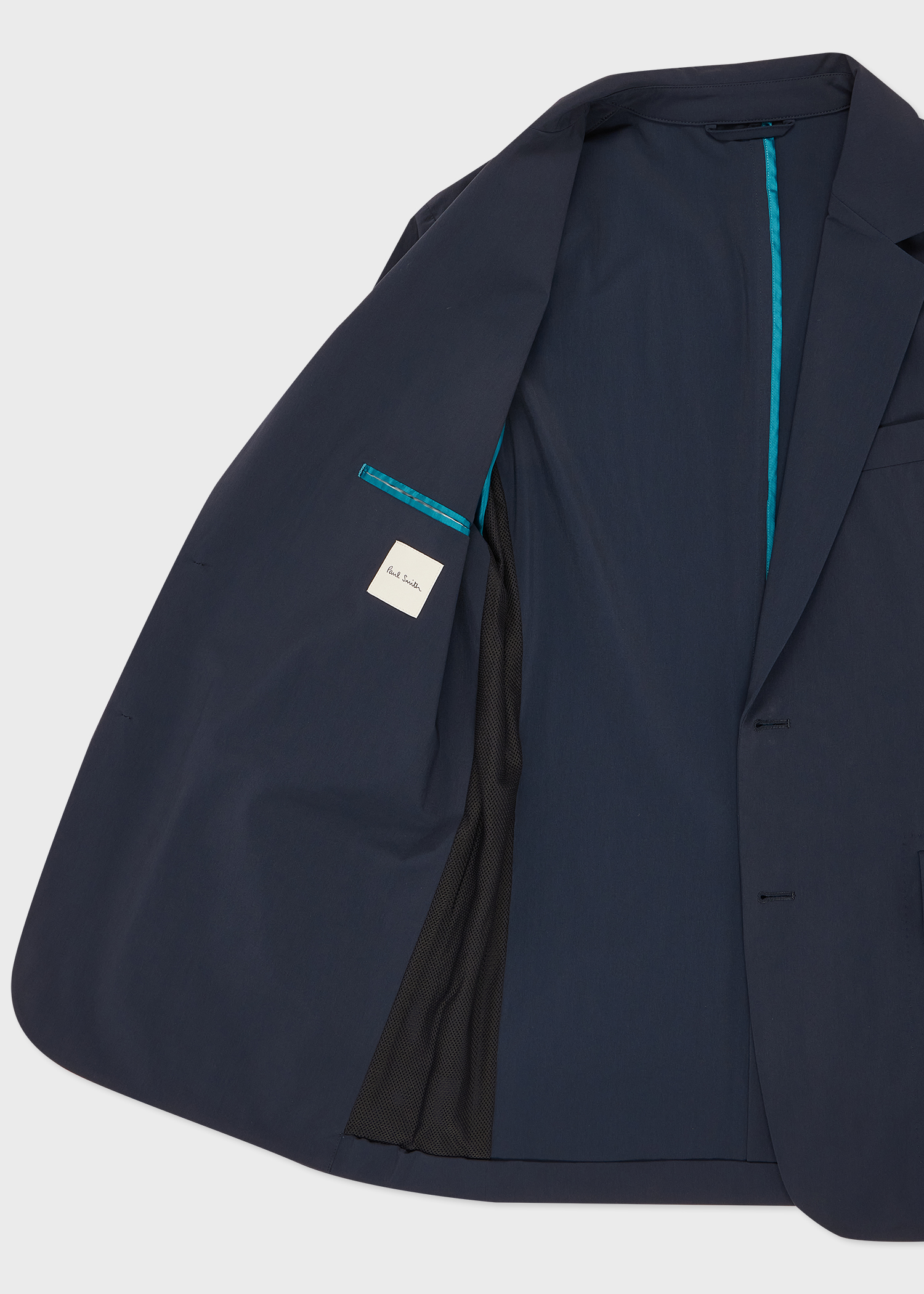 Navy Recycled-Nylon Technical Blazer