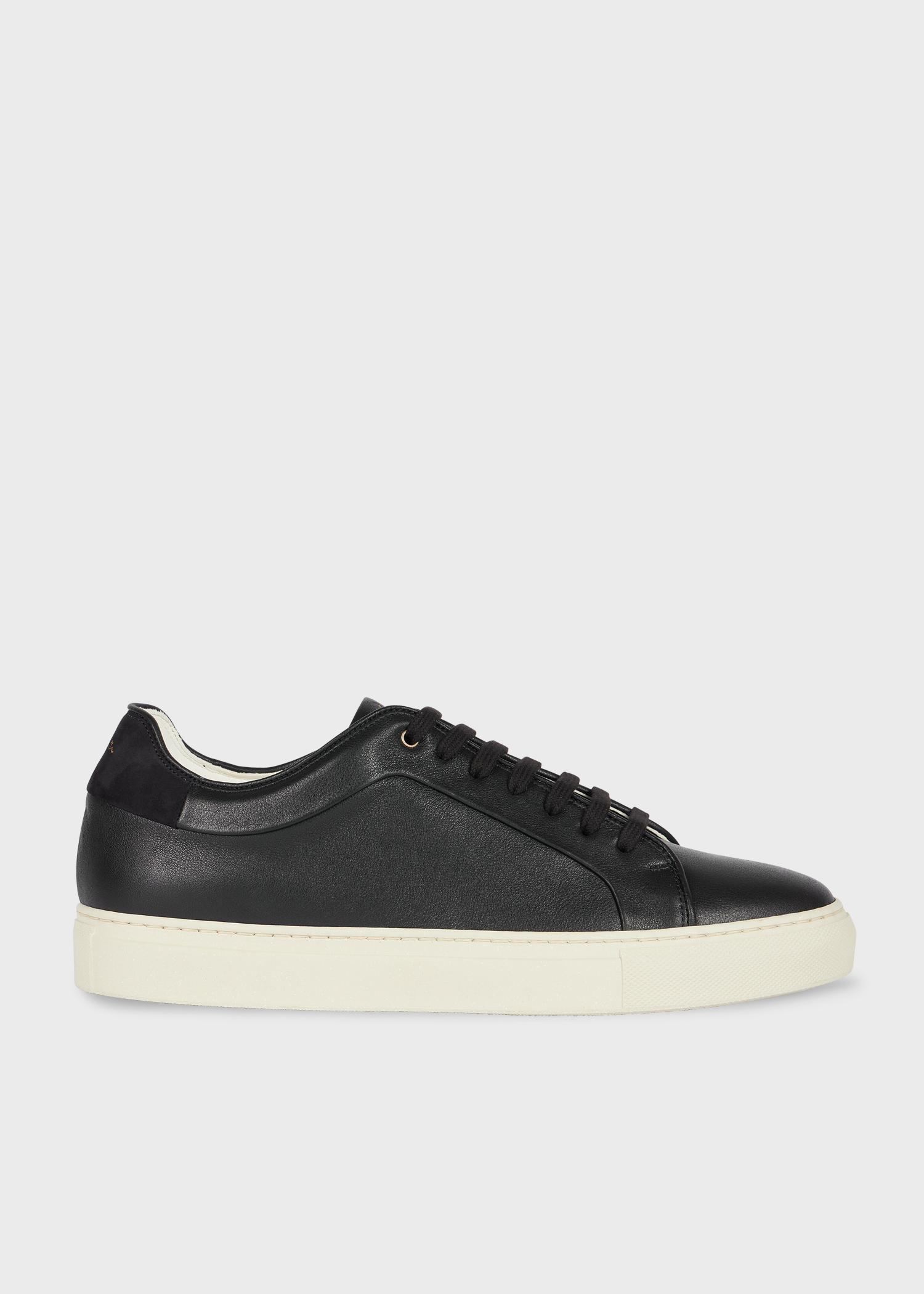 Navy Leather Basso Trainers