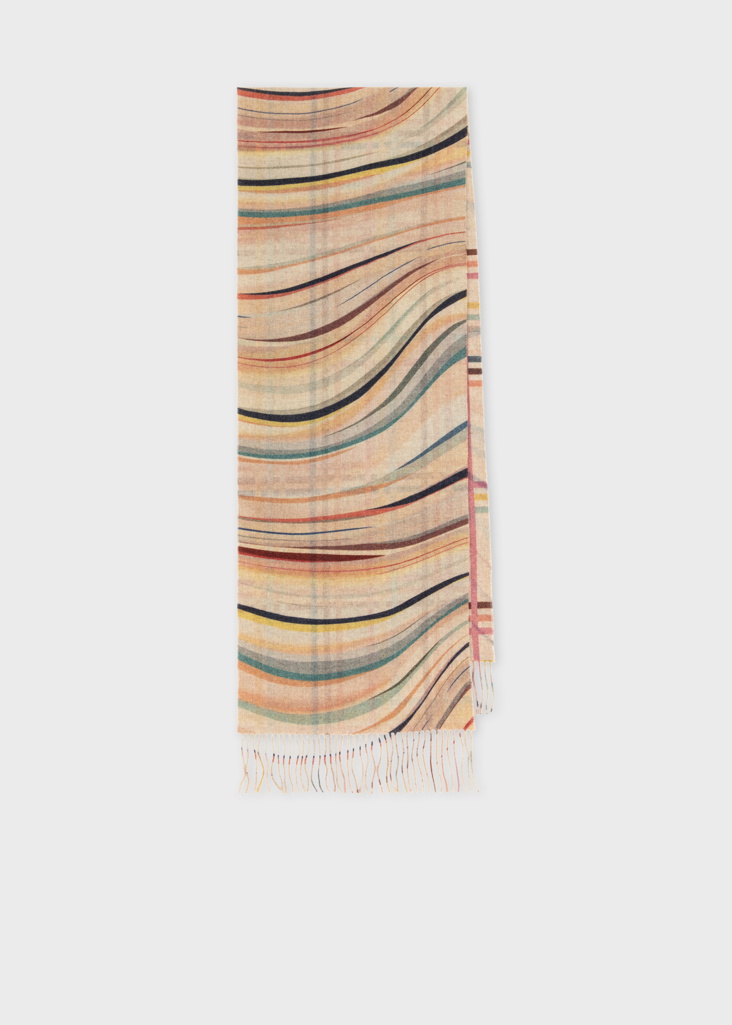 スカーフ PAUL SMITH Woman Scarf Multicolor W1A250BN101 90 Women's Multicolour 'Swirl' Silk Square Scarf