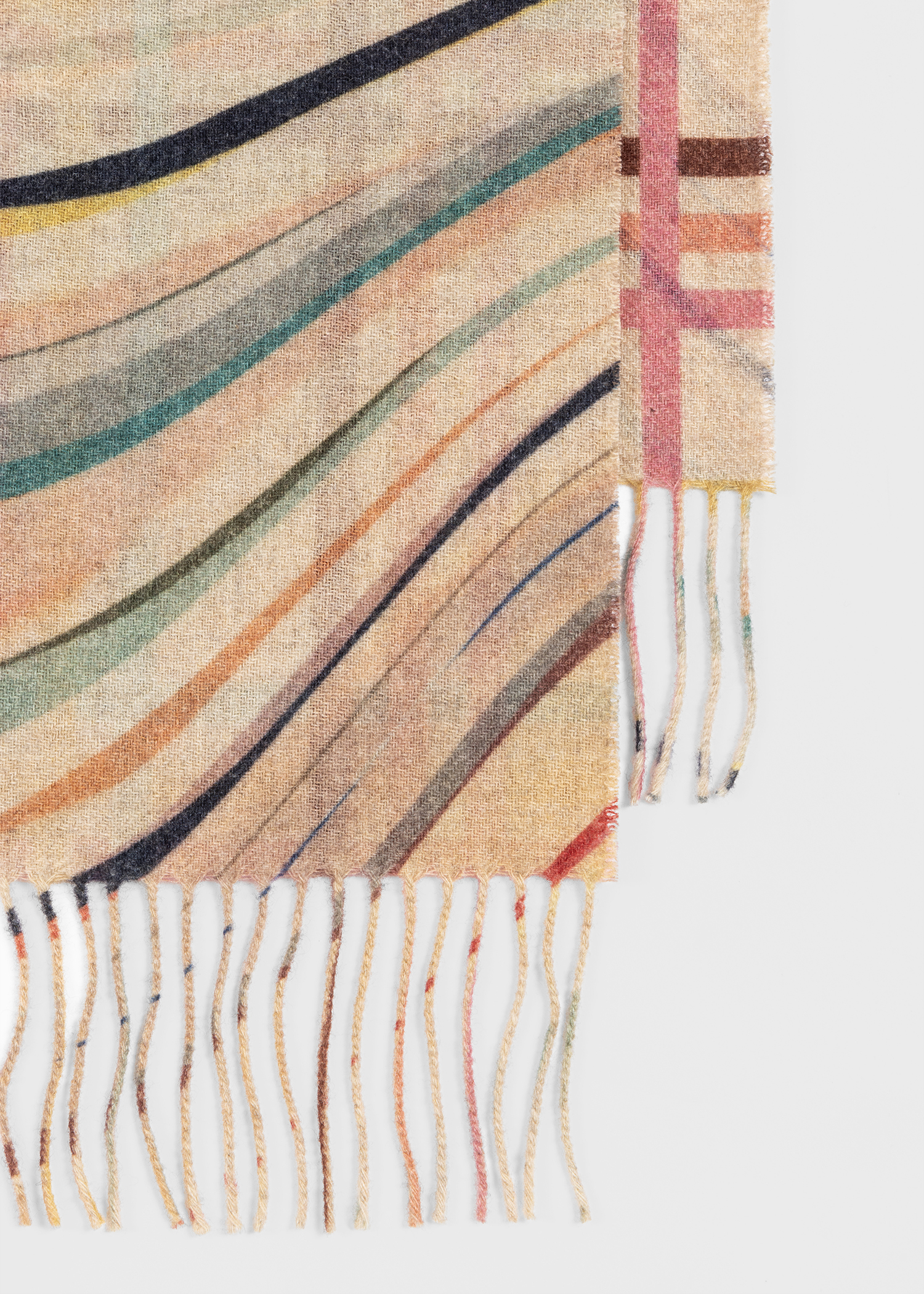 スカーフ PAUL SMITH Woman Scarf Multicolor W1A250BN101 90 Women's Multicolour 'Swirl' Silk Square Scarf