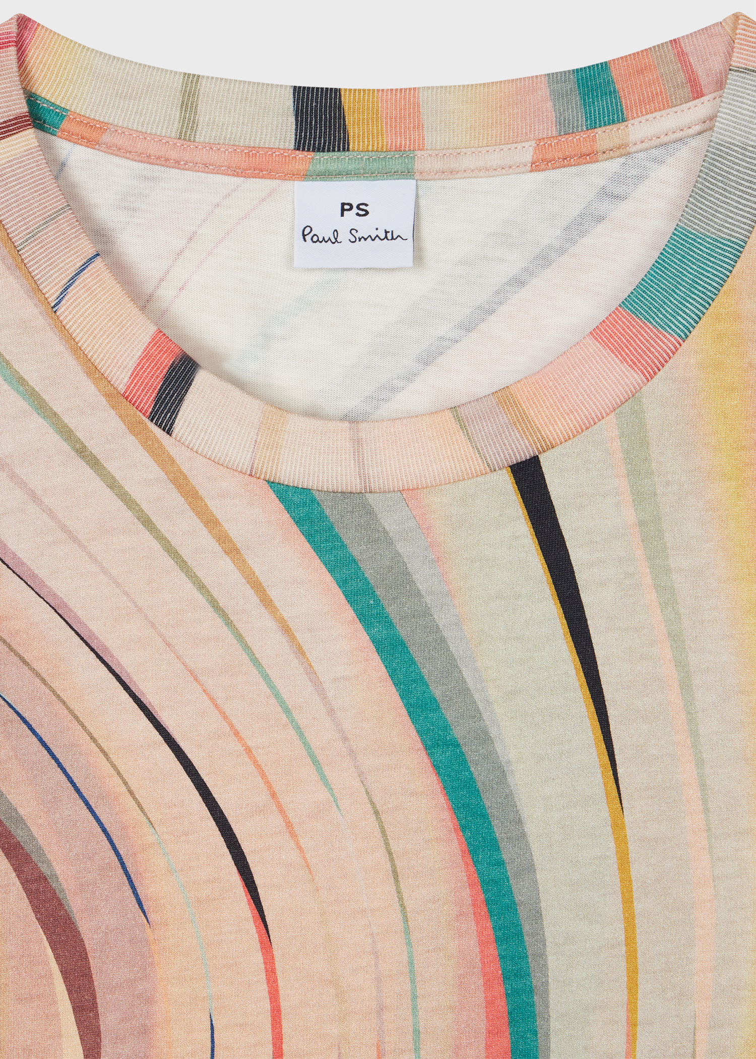 Tシャツ・カットソー PS PAUL SMITH Woman T-Shirt Multicolor W2R232VNP4788 92 Women's 'Dusky Swirl' T-Shirt