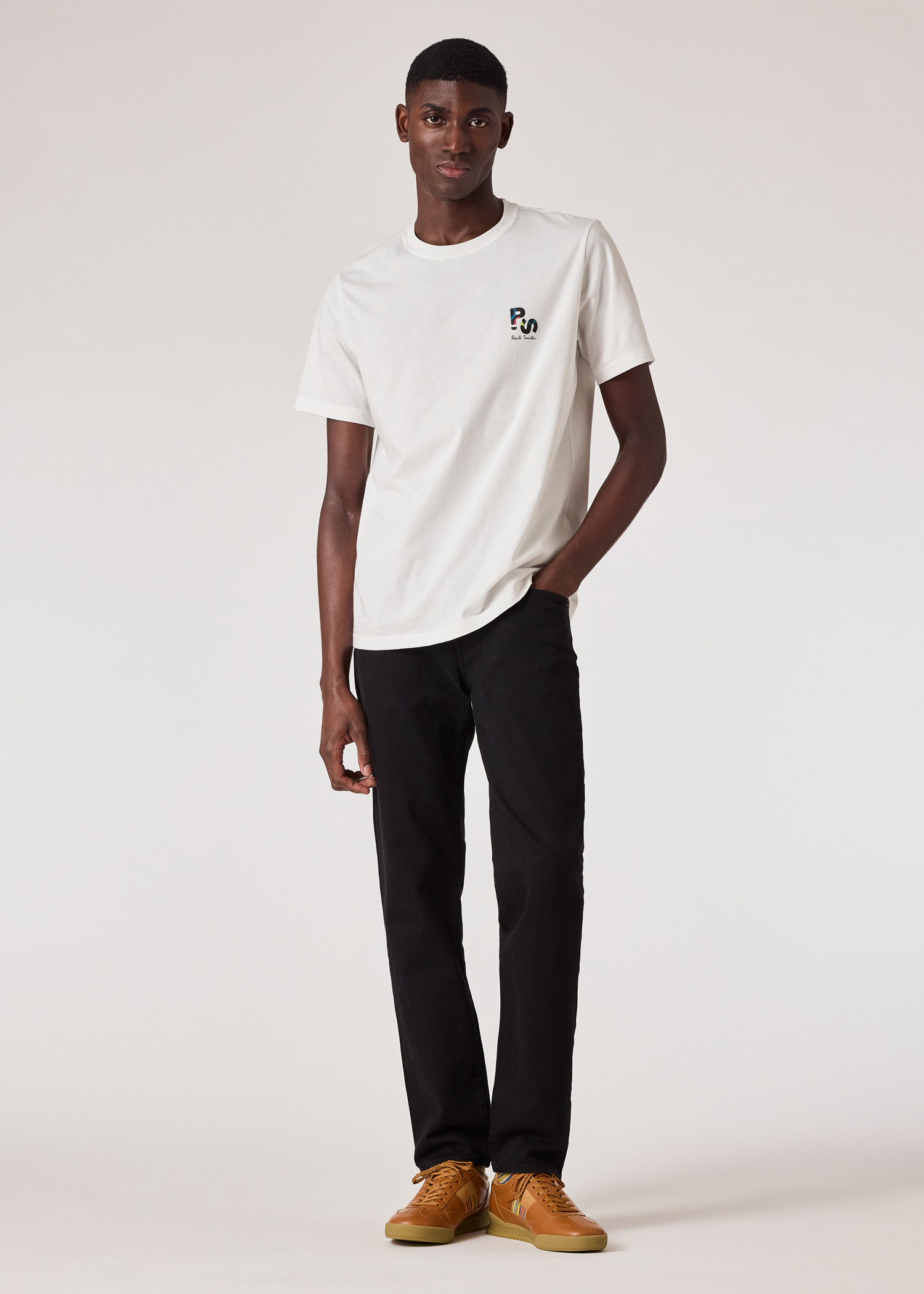 Tシャツ・カットソー PAUL SMITH Men T-shirt White M1R447ZMP01760 08 White t-shirt PAUL SMITH - Rione Fontana