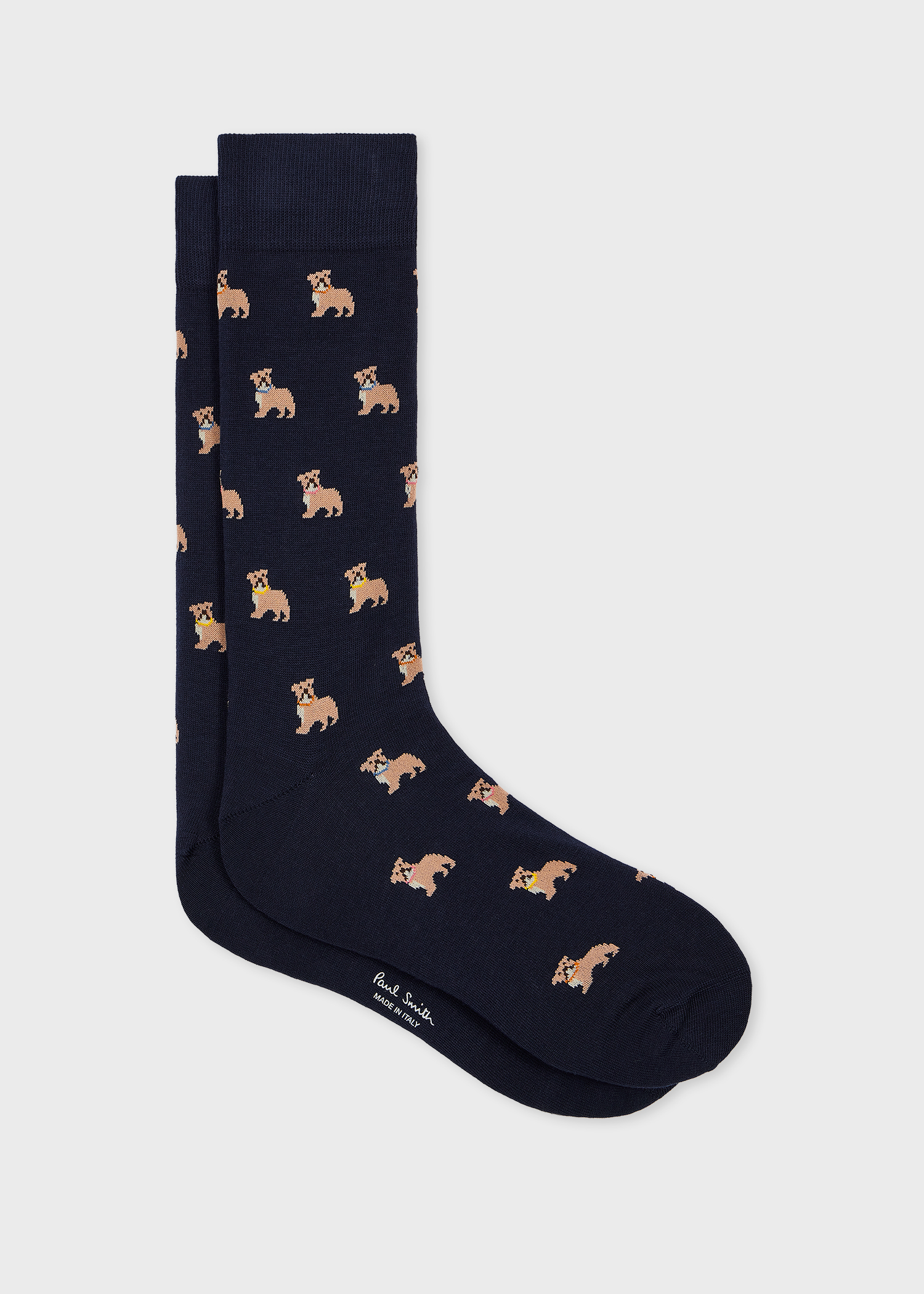 Blue and Black Socks