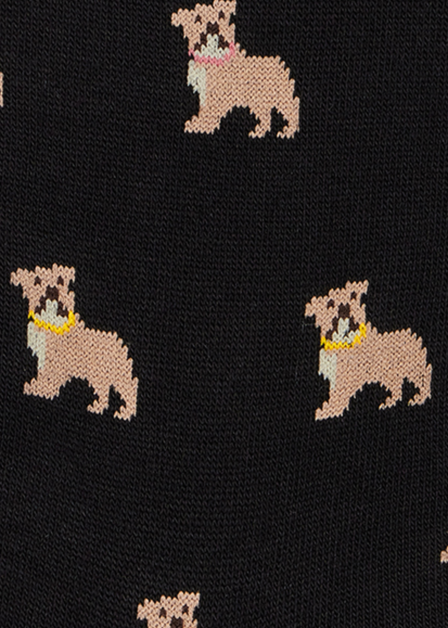 Black Cotton-Blend 'Bulldog' Socks