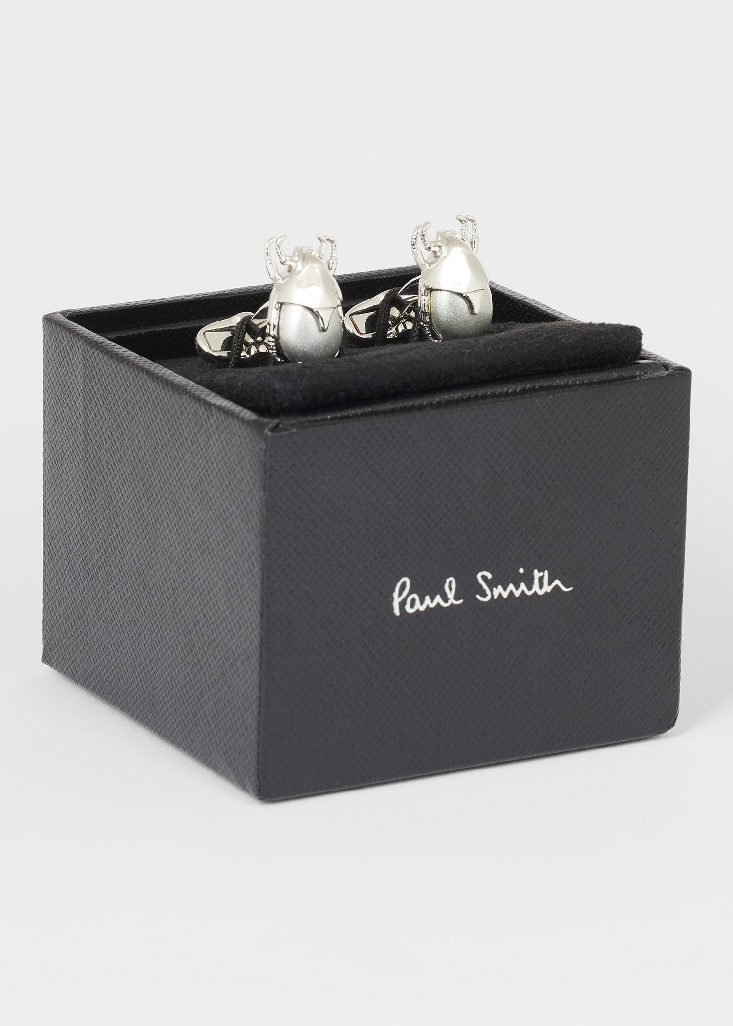 Silver Beetle Cufflinks