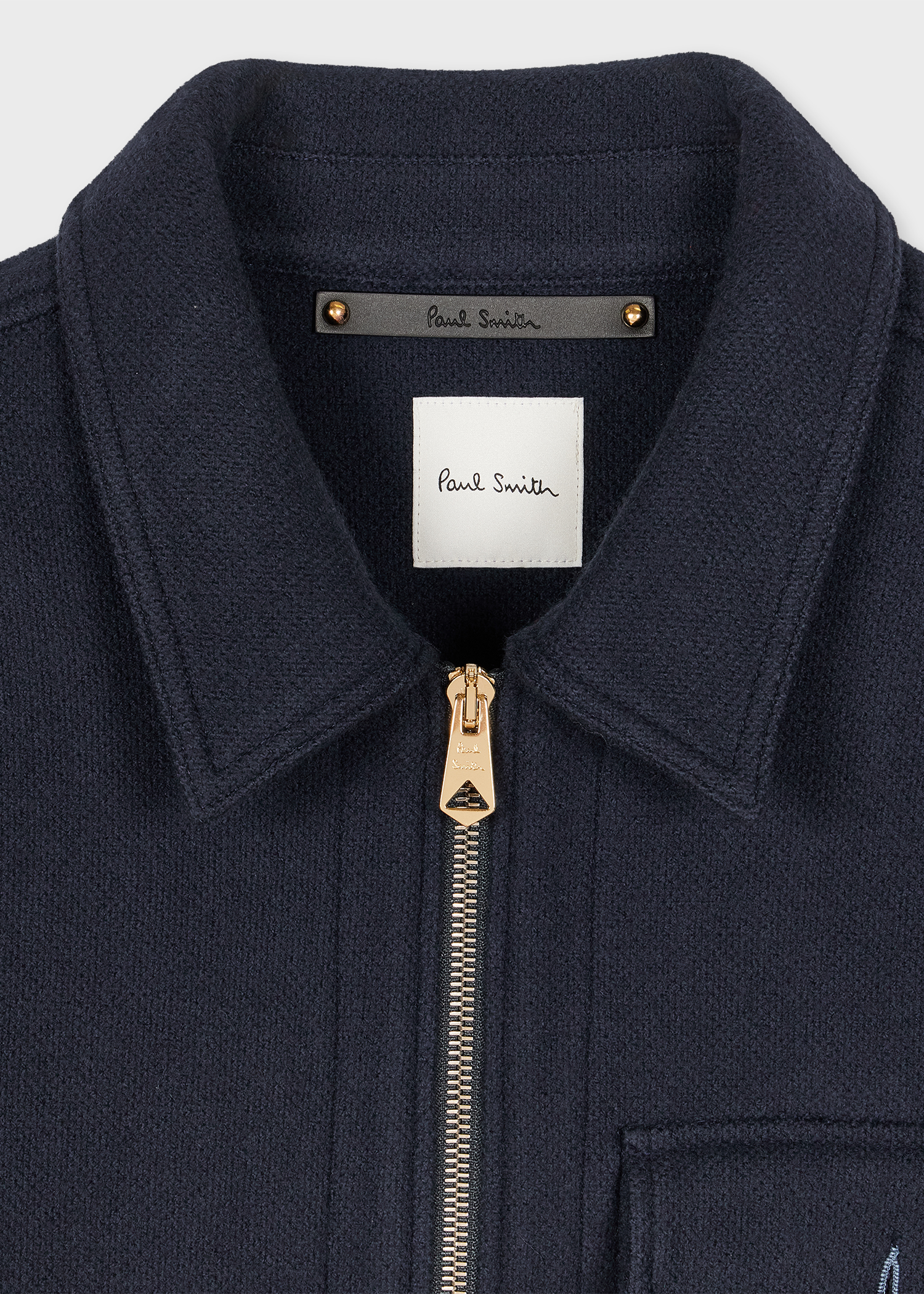 PAUL SMITH/Wool Zip Parka Black Size:L | eBay