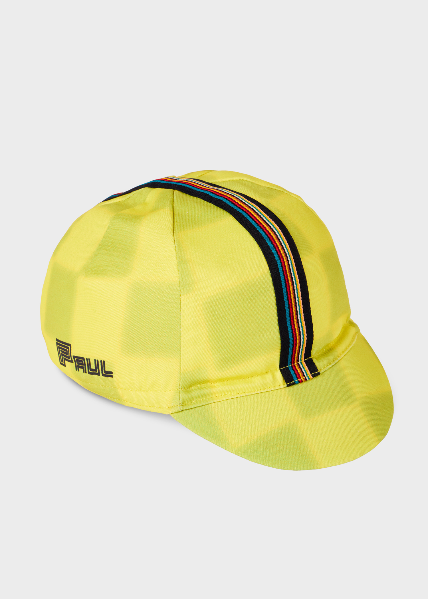 Men s Yellow Checkerboard Cycling Cap