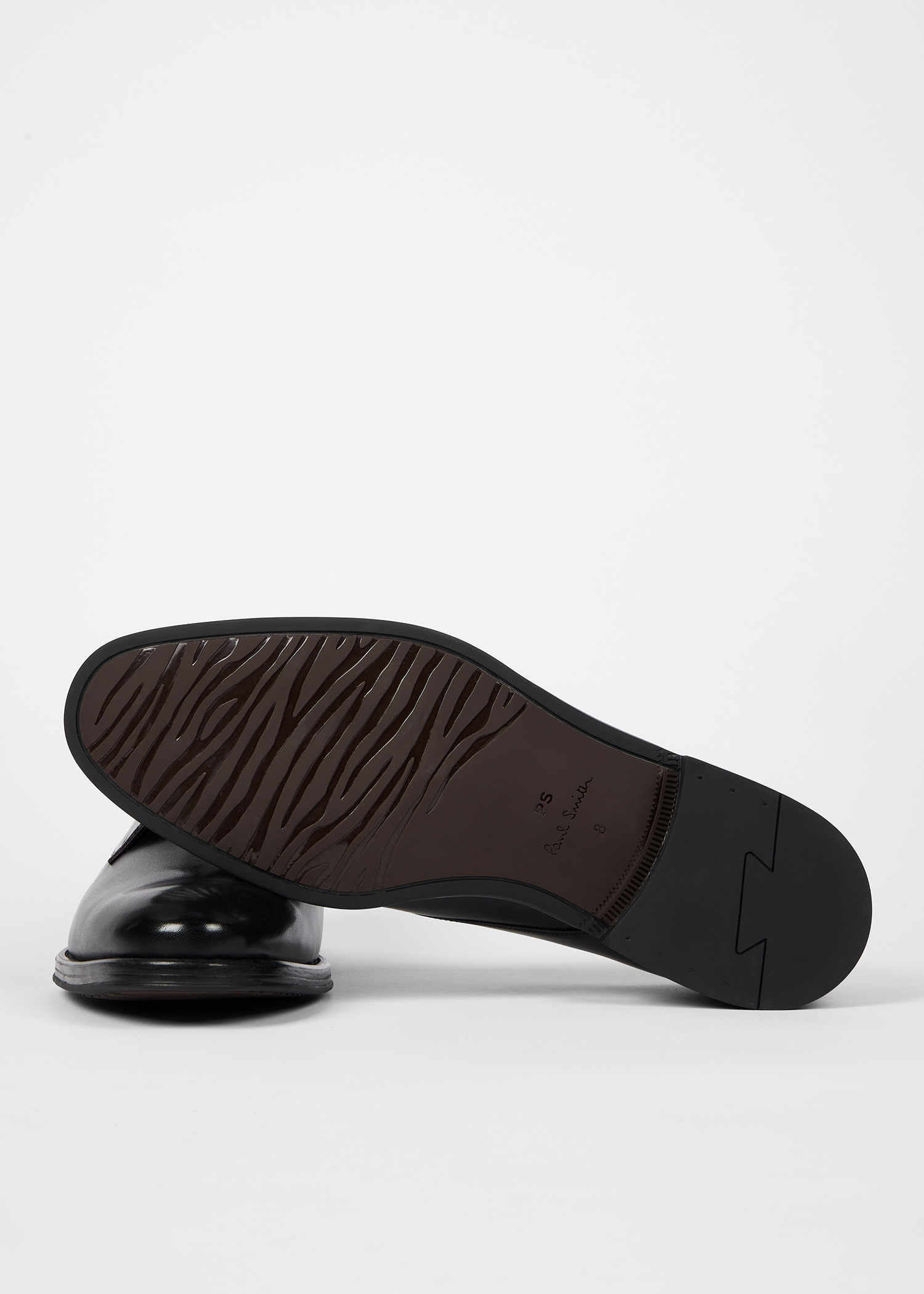 Men's Black Leather 'Pierce' Loafers