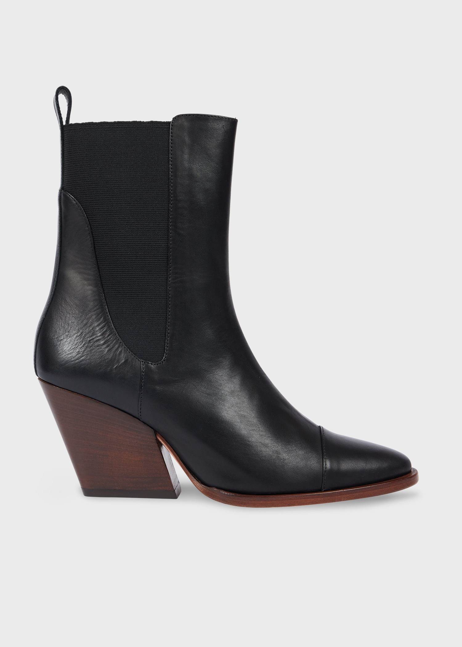 Women's Black Leather 'Topaz' Boots Paul Smith