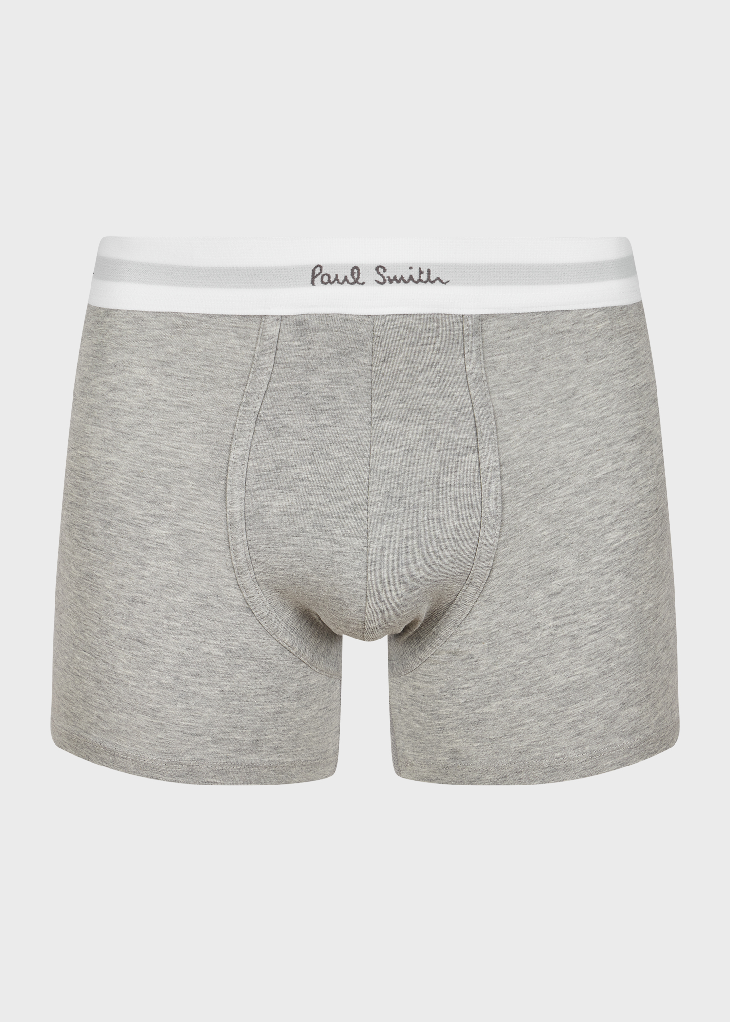 Men's Long Plain Boxer Briefs Three Pack