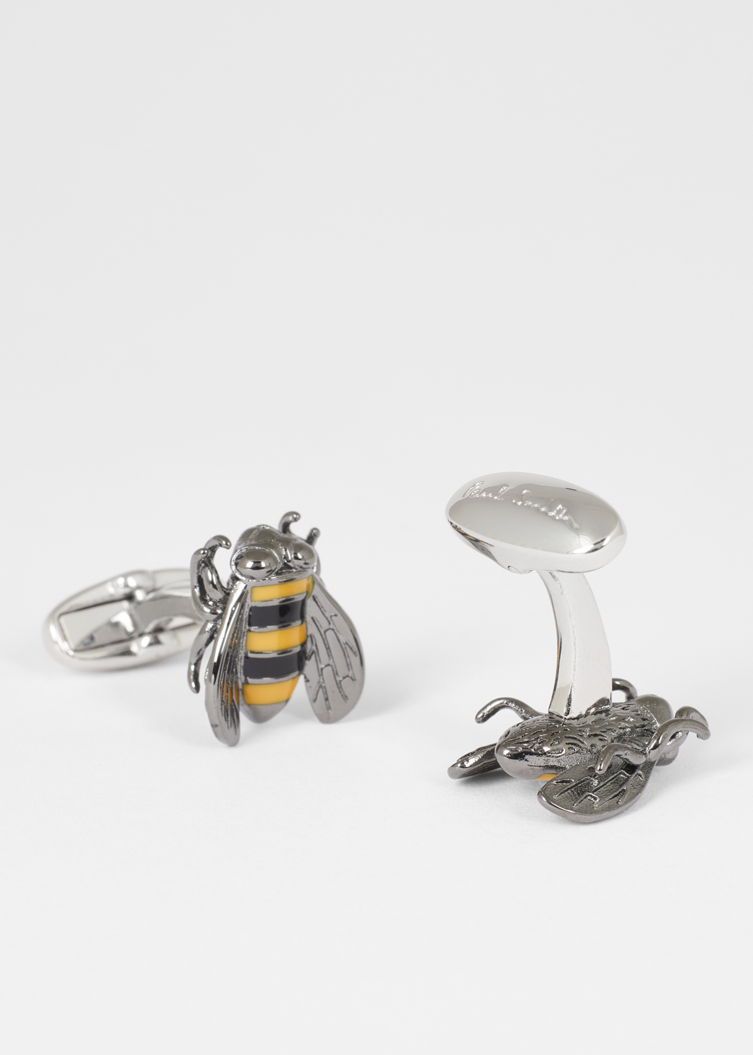 バングル PAUL SMITH Men Cufflinks Silver M1ACUFFPBUG 79 Silver 'Bee' Cufflinks Paul Smith