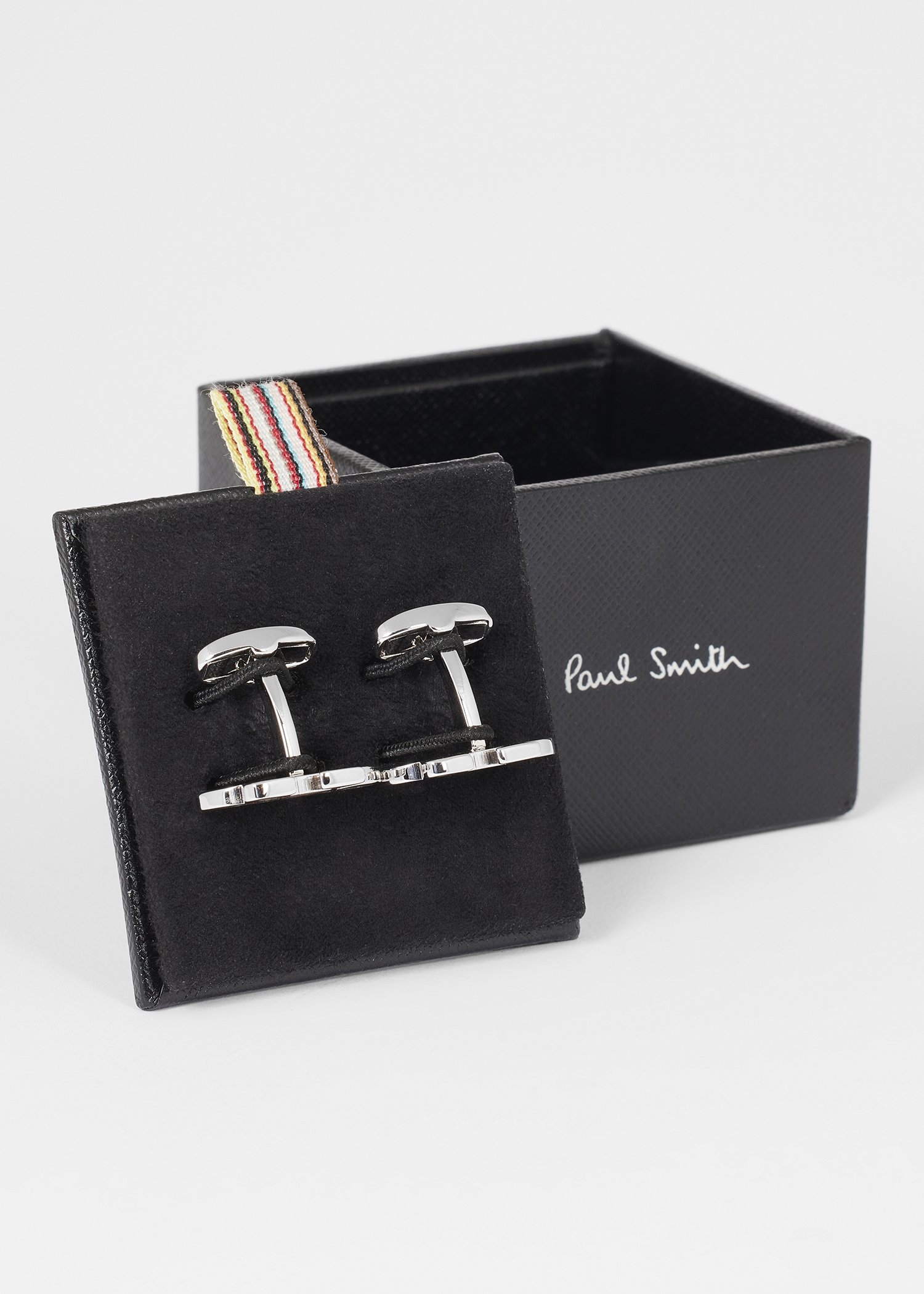バングル PAUL SMITH Men Cufflinks Blue M1ACUFFMROBOT 41 Silver Bike Cufflinks