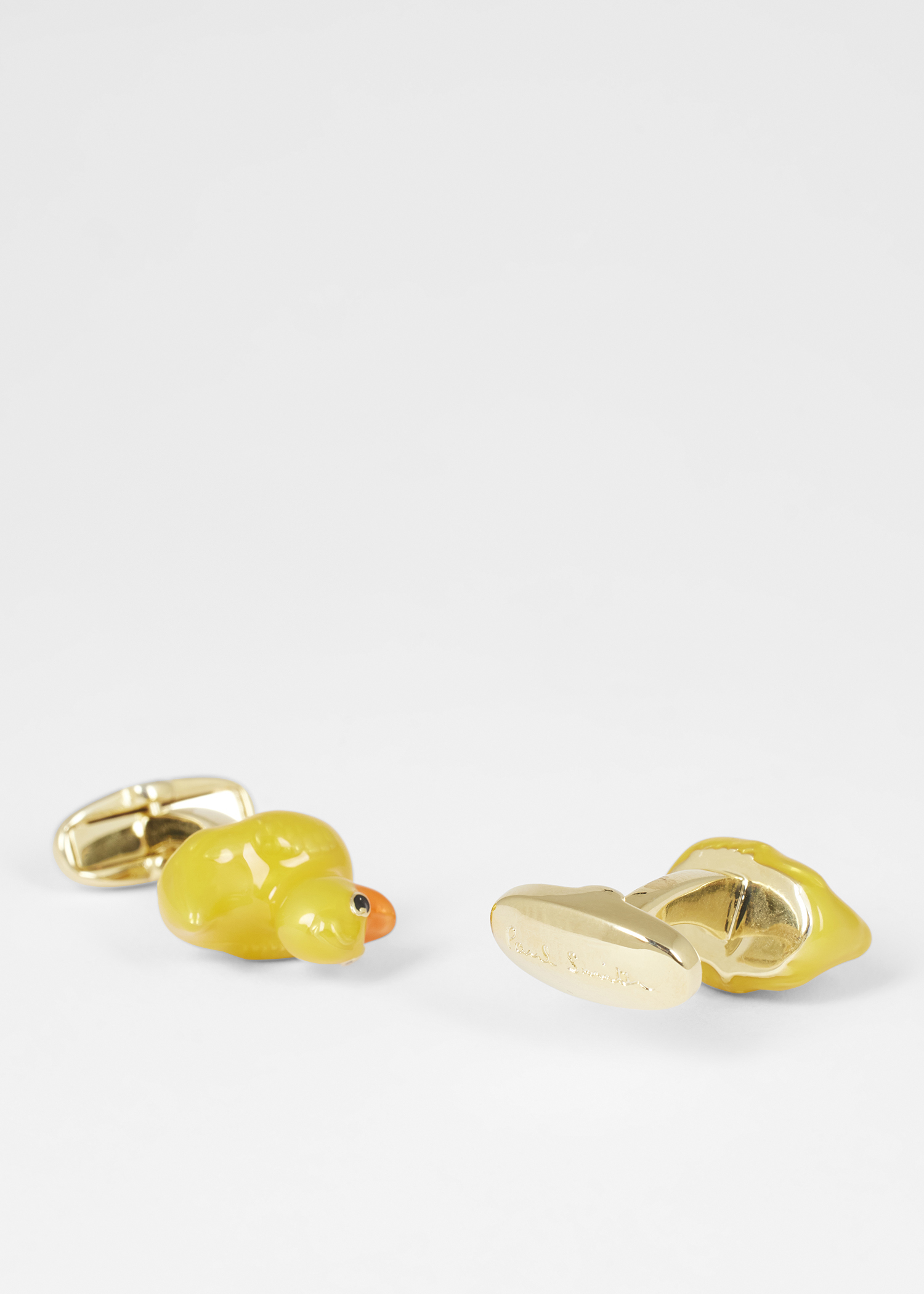 バングル PAUL SMITH Men Cufflinks Yellow M1ACUFFPDUCK 10 Yellow 'Rubber Duck' Cufflinks