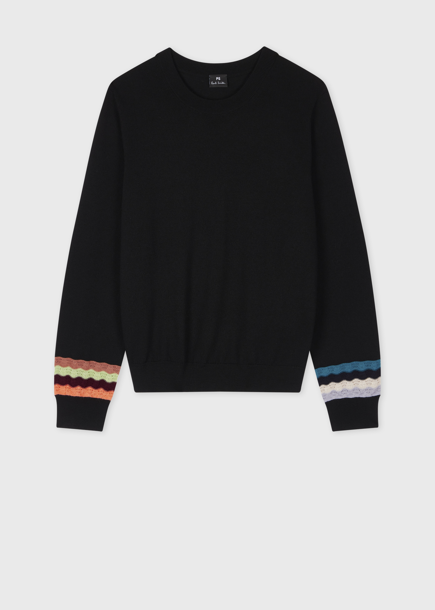 Women's Multi Colour Zig Zag Sleeve Sweater Paul Smith