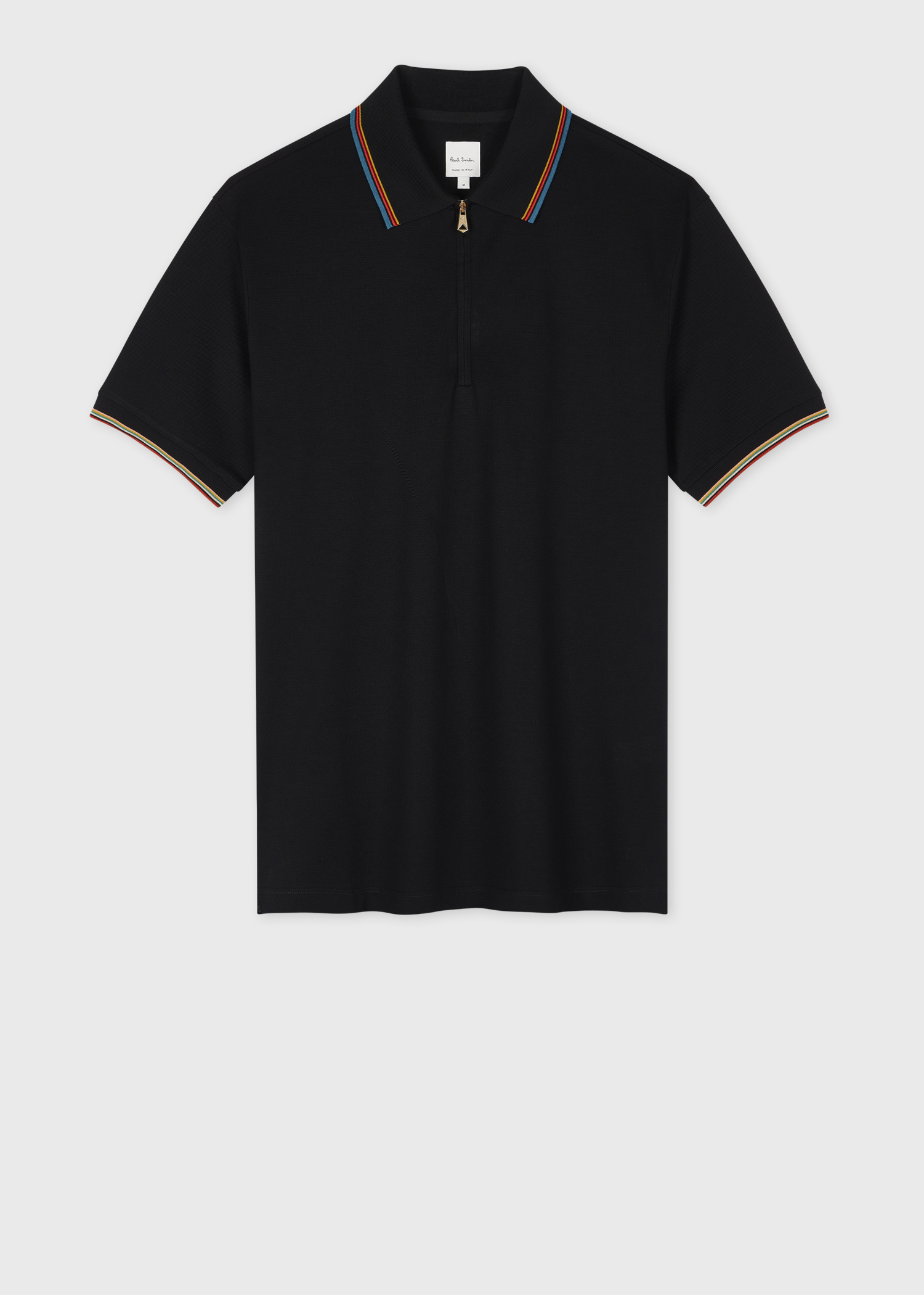 【関税&送料込】Paul Smith Stripes Logo Collar T-Shirt Paul Smith Paul Smith Stripes Logo Collar T-Shirt - T-Shirts