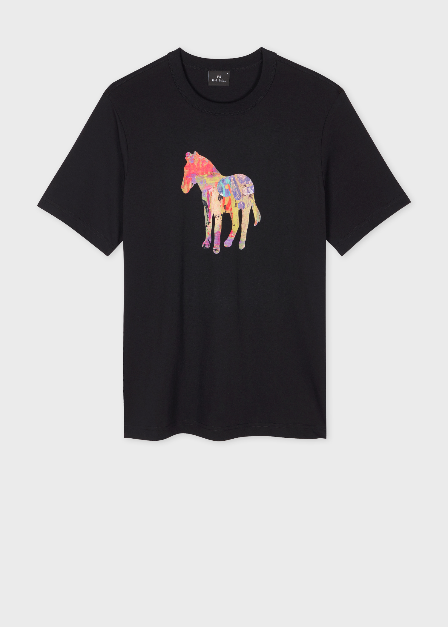 Men's Sky Blue 'Craft Zebra' Print T-Shirt