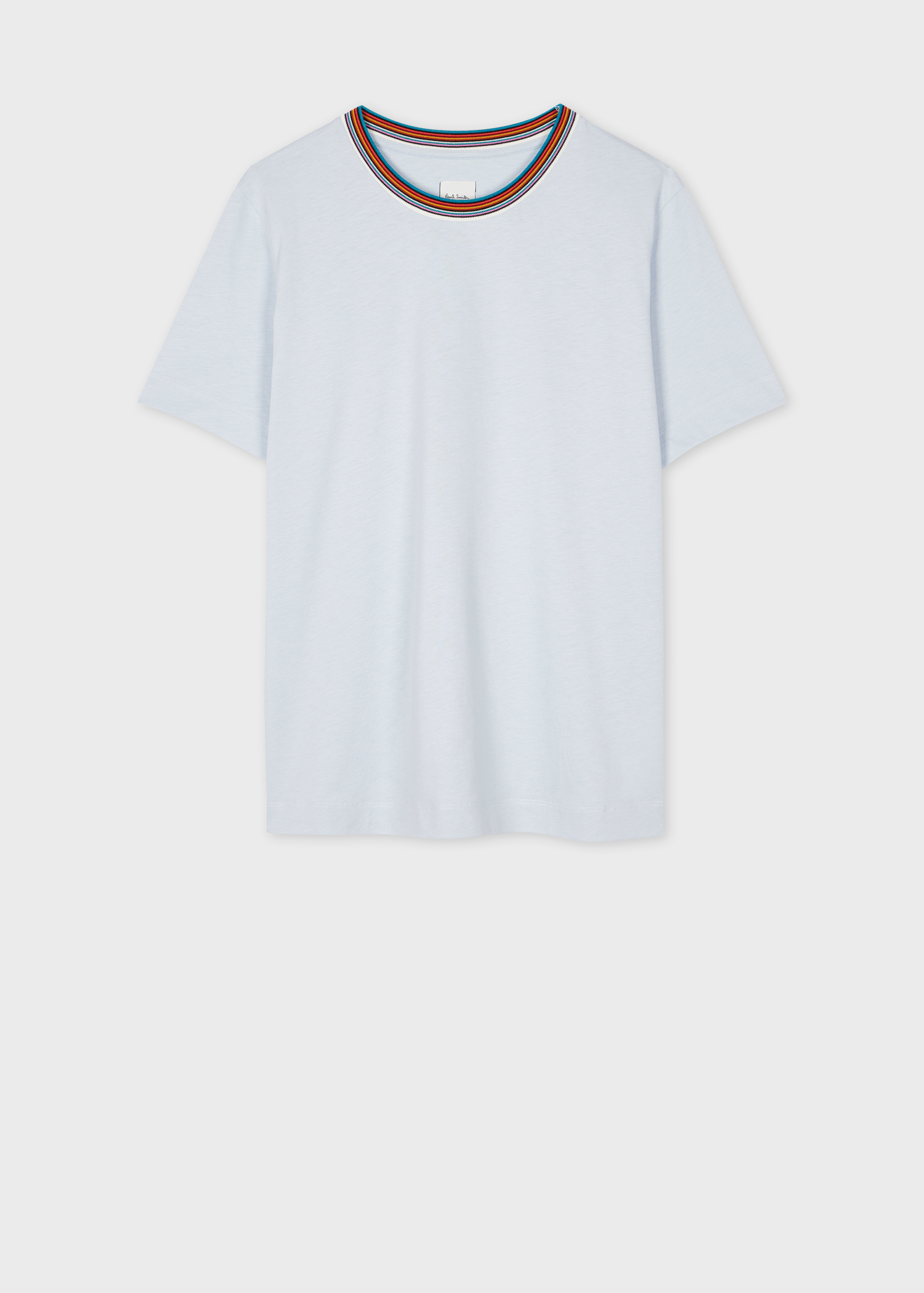 Women's Black 'Signature Stripe' Crew Neck T-Shirt