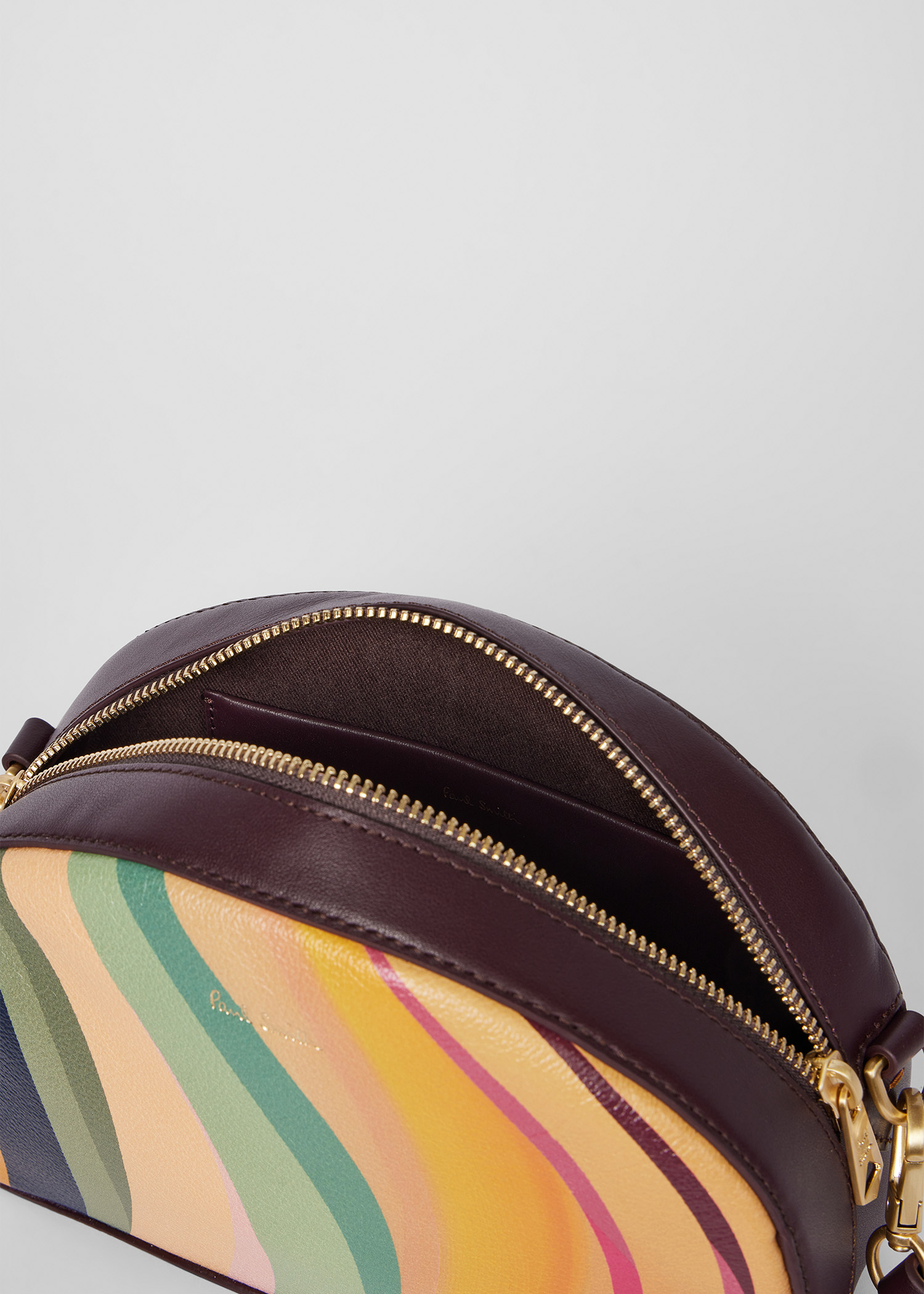 Women's 'Dusky Swirl' Leather Mini Hobo Bag