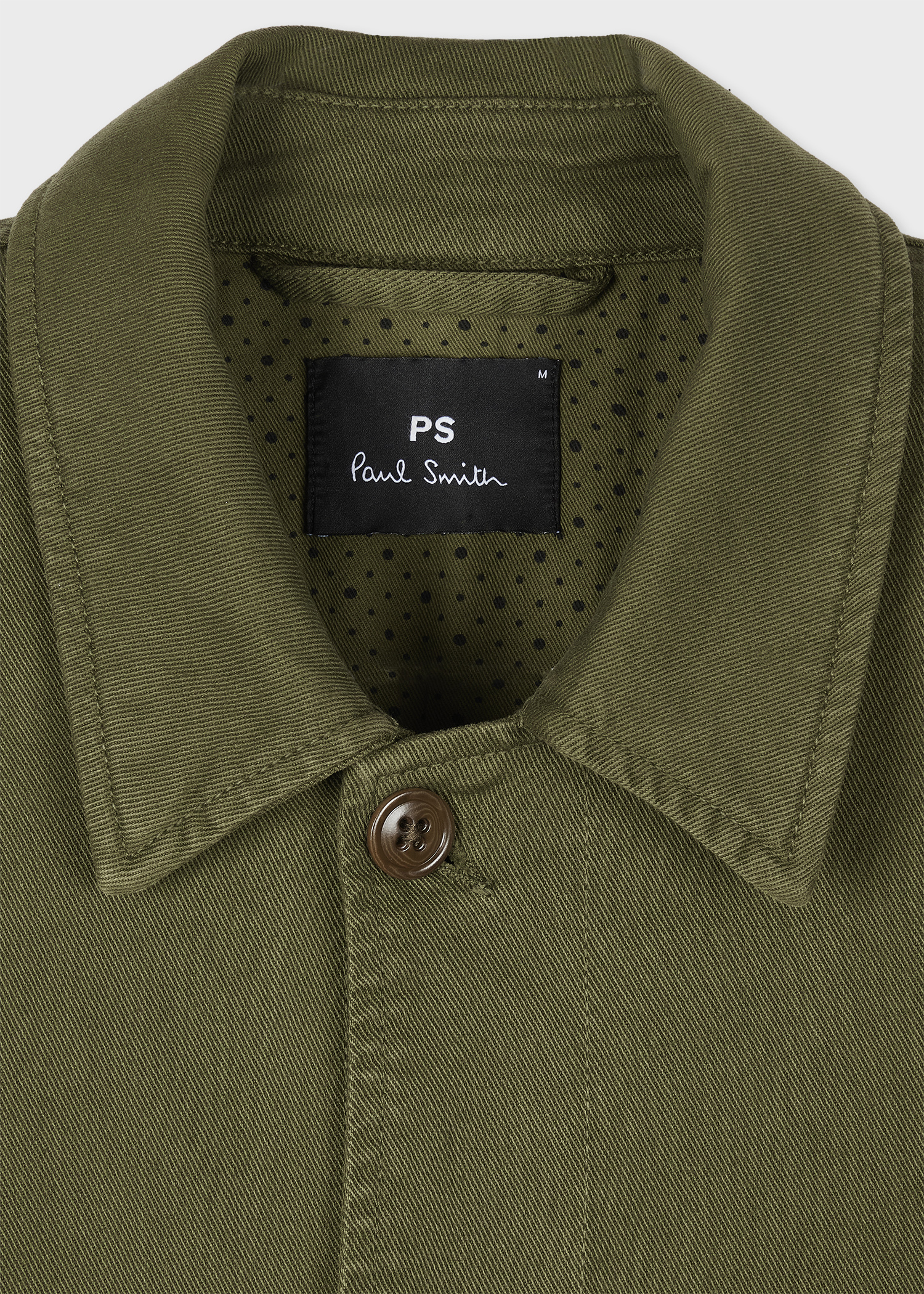 Men's Green Garment-Dyed Organic Cotton Work Jacket