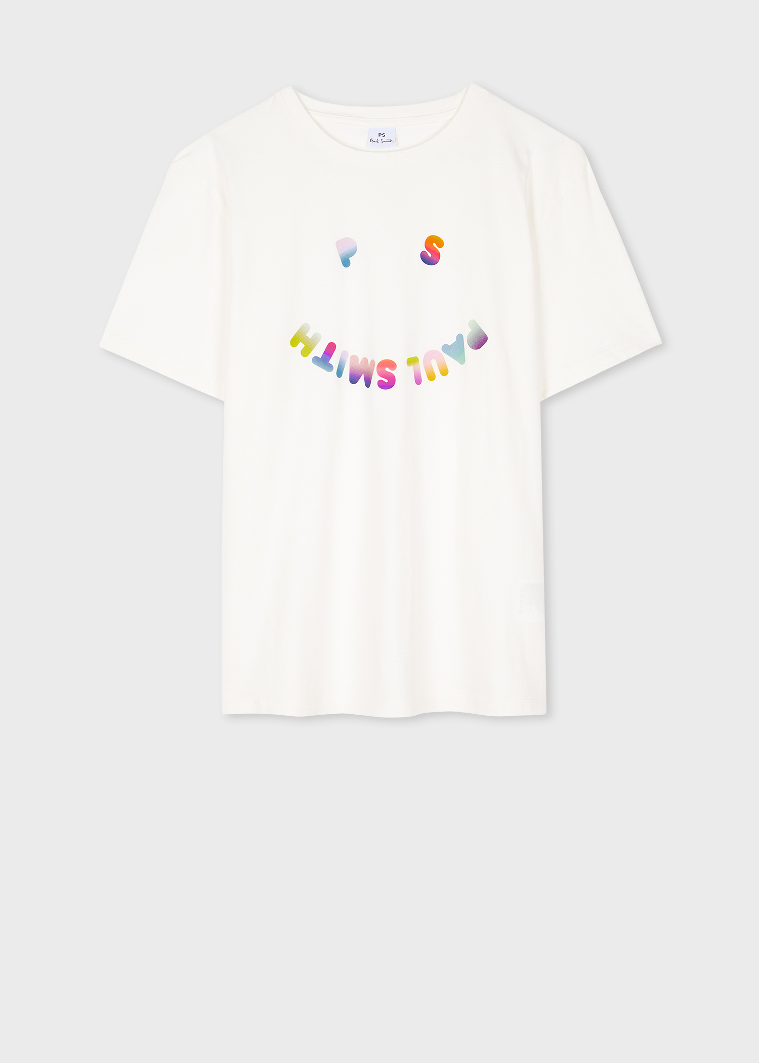 Women's Black PS 'Happy' Gradient T-Shirt