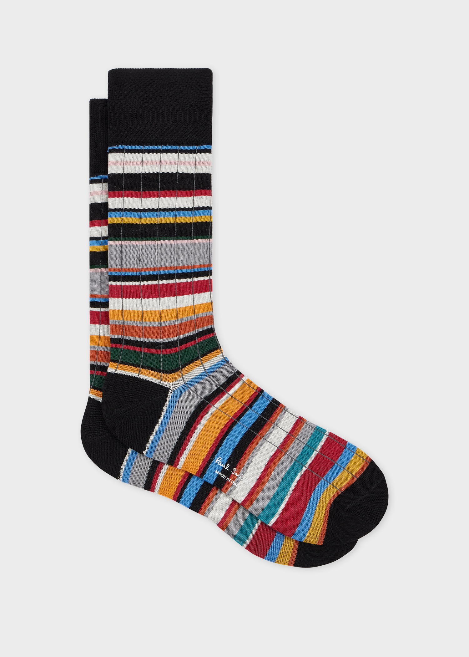 Men's 'Signature Stripe' Ribbed Socks