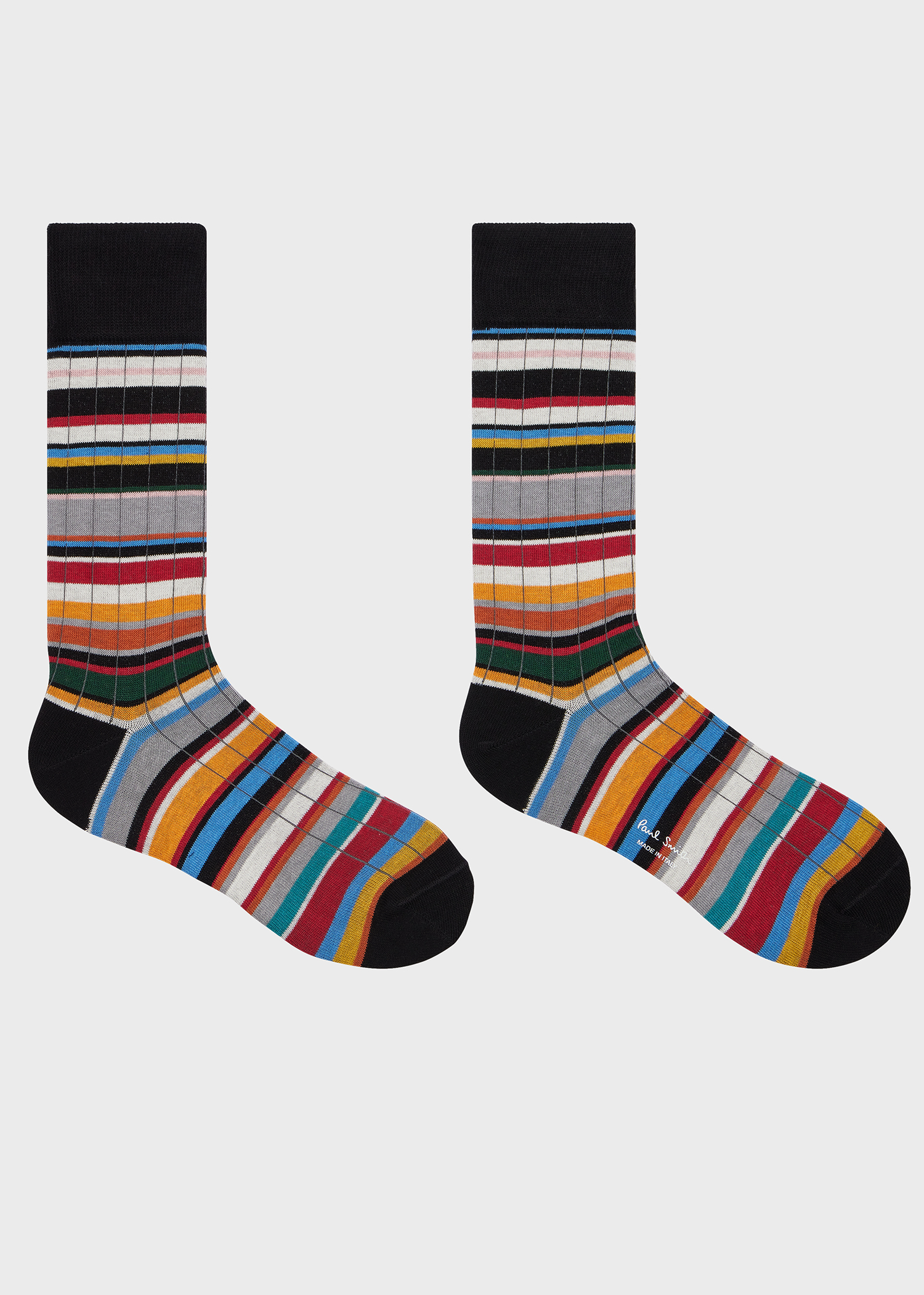 Men's 'Signature Stripe' Ribbed Socks