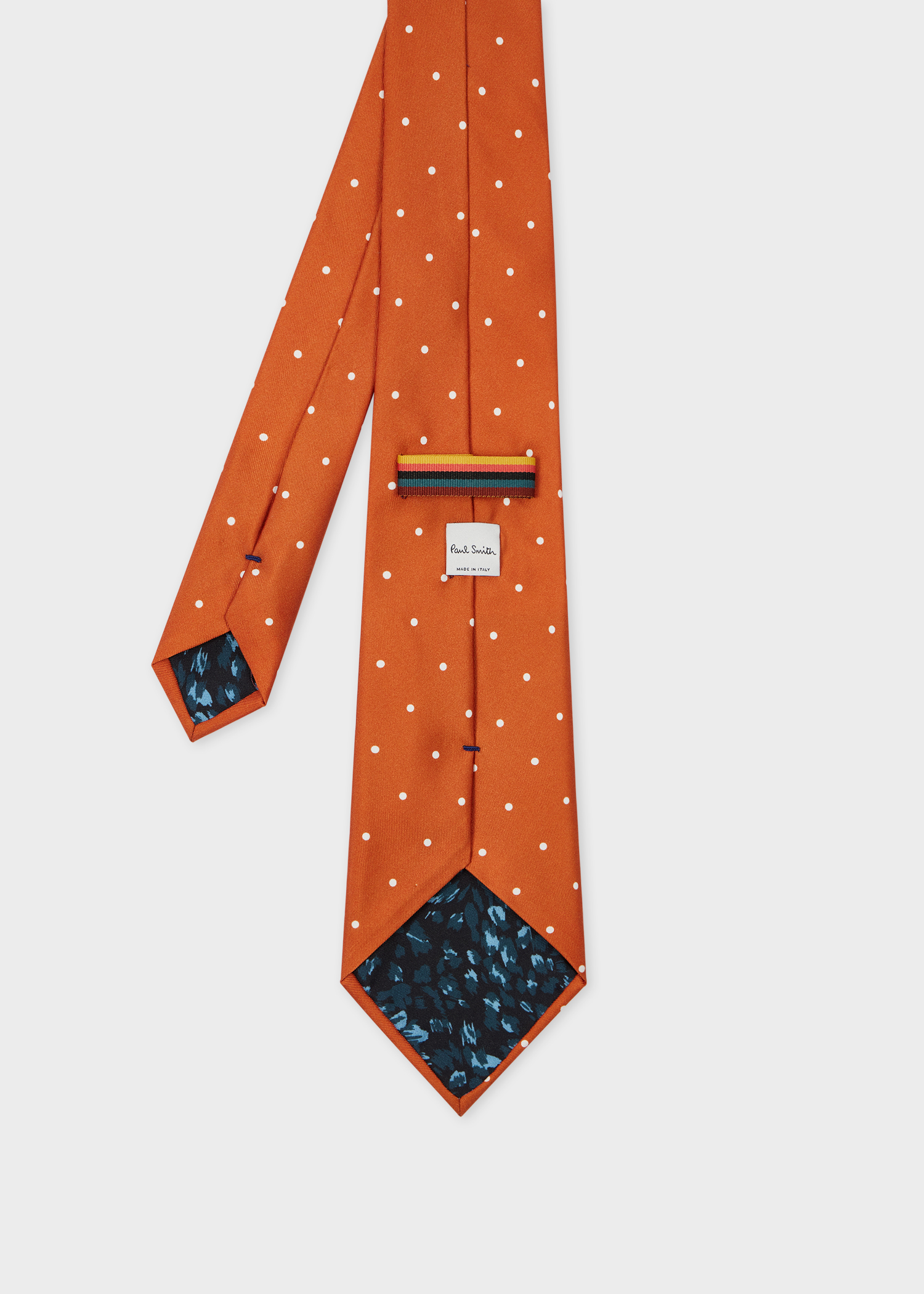 Alaskan Blue and White Polka Dot Tie | Cheap-Neckties.com