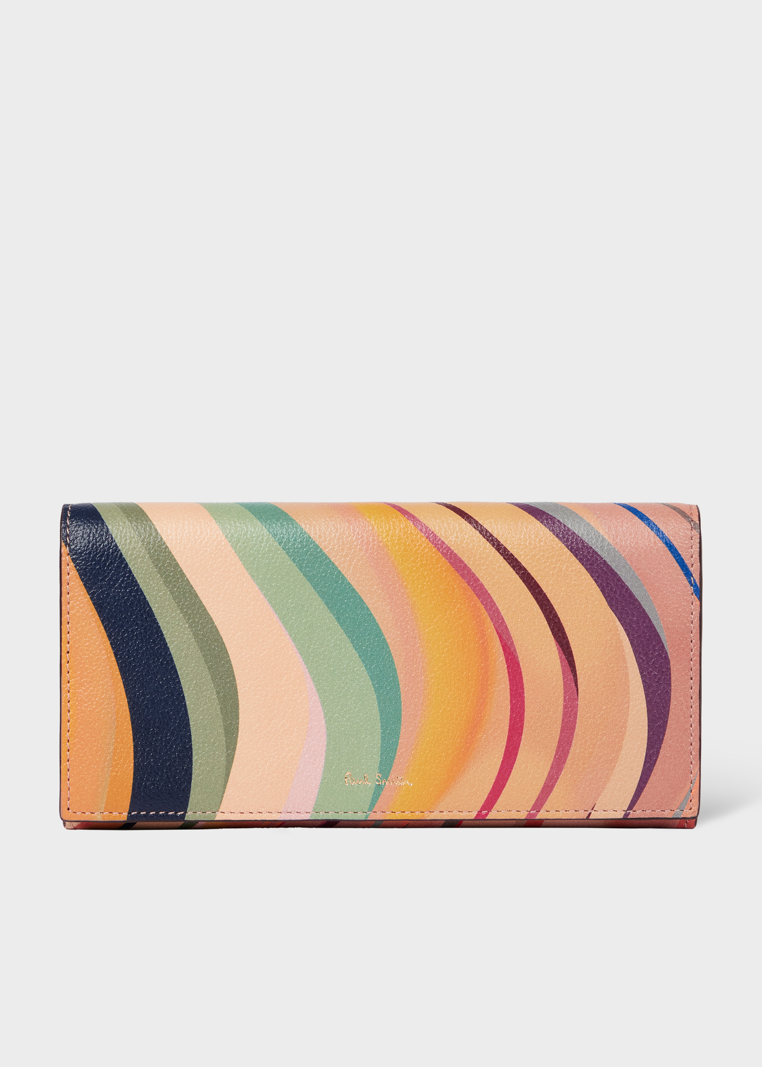 【関税&送料込】Paul Smith Dusky Swirl Wallet Women's 'Dusky Swirl' Leather Small Zip-Fastening Purse