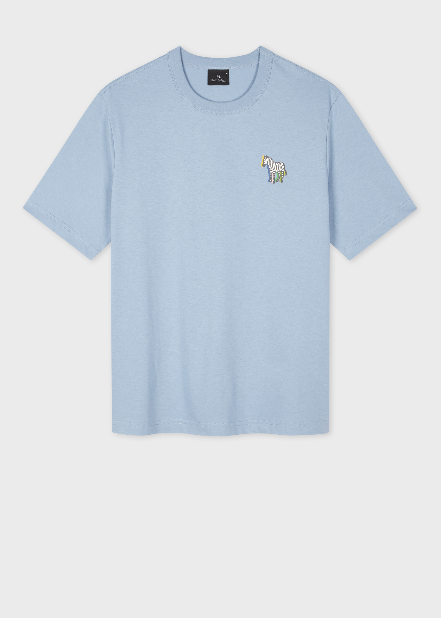 Men's White '3D Zebra' Print T-Shirt