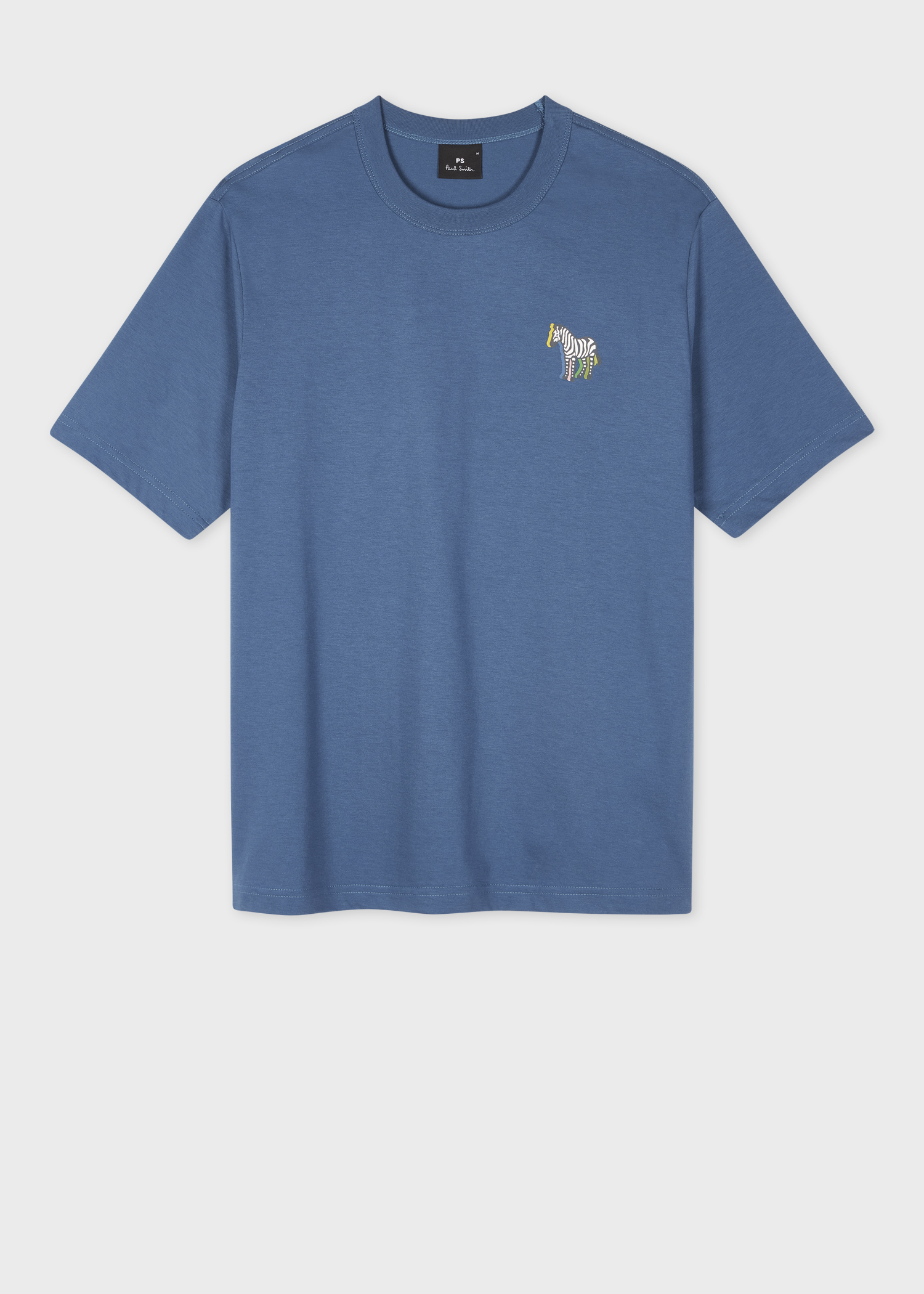 【関税&送料込】Paul Smith T-Shirt With Print 2-13 Years White 'Stacked Zebra' Print T-Shirt