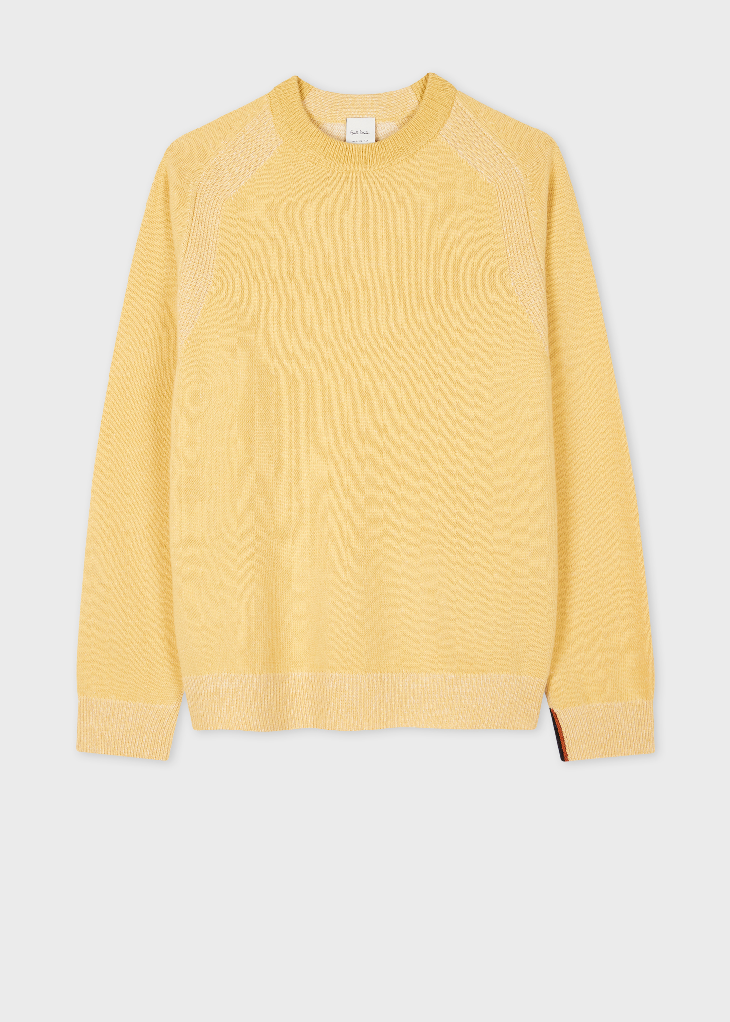 ★SATUR★ W Classic Crew Neck Half Knit Yellow SA252WKT03YL X RAY Men's Classic Basic Crewneck Sweater Big & Tall