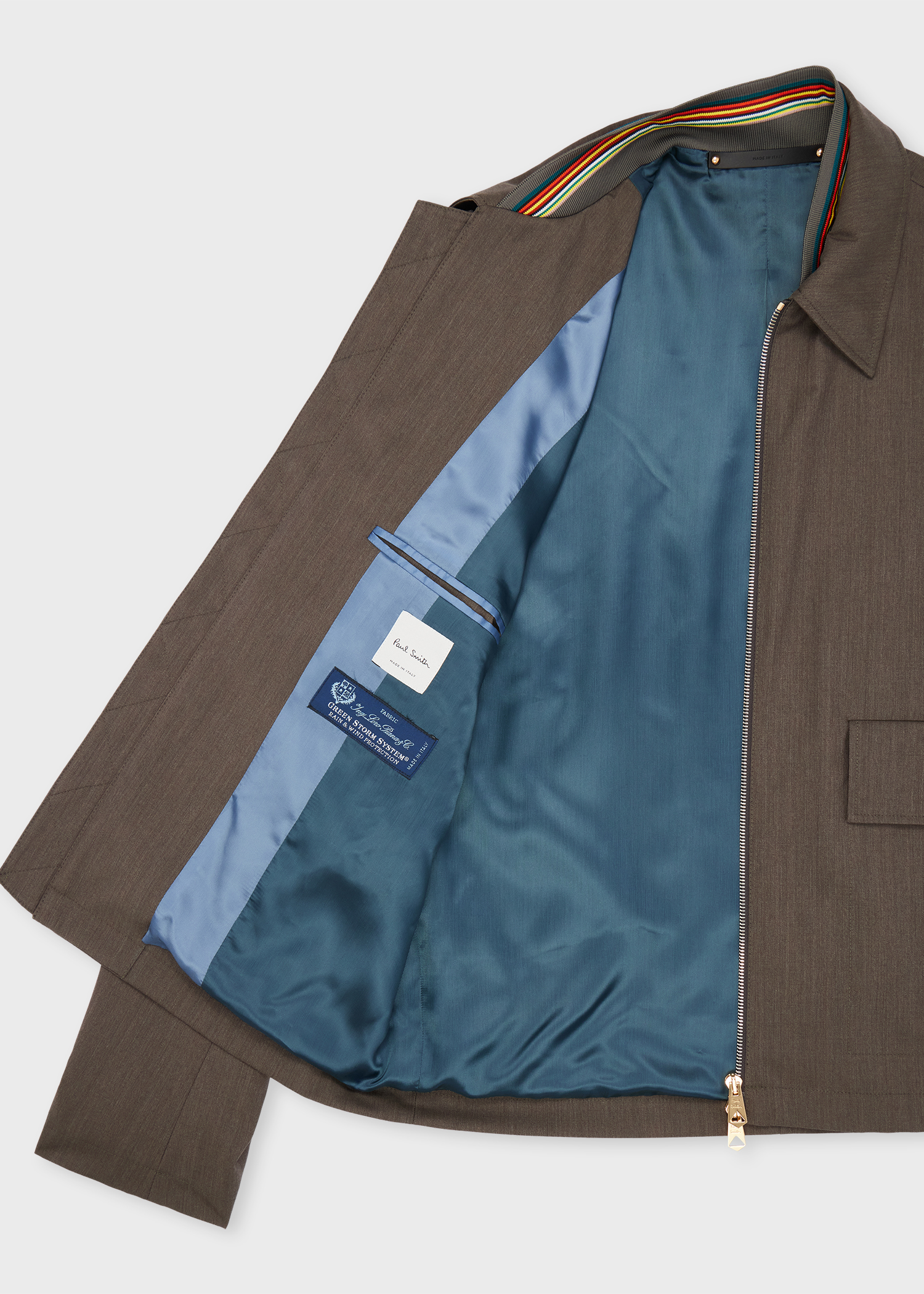 ジャケット・アウター Paul smith green wool coat PAUL SMITH SB Overcoat Coat Wool - Cashmere Mens Forest