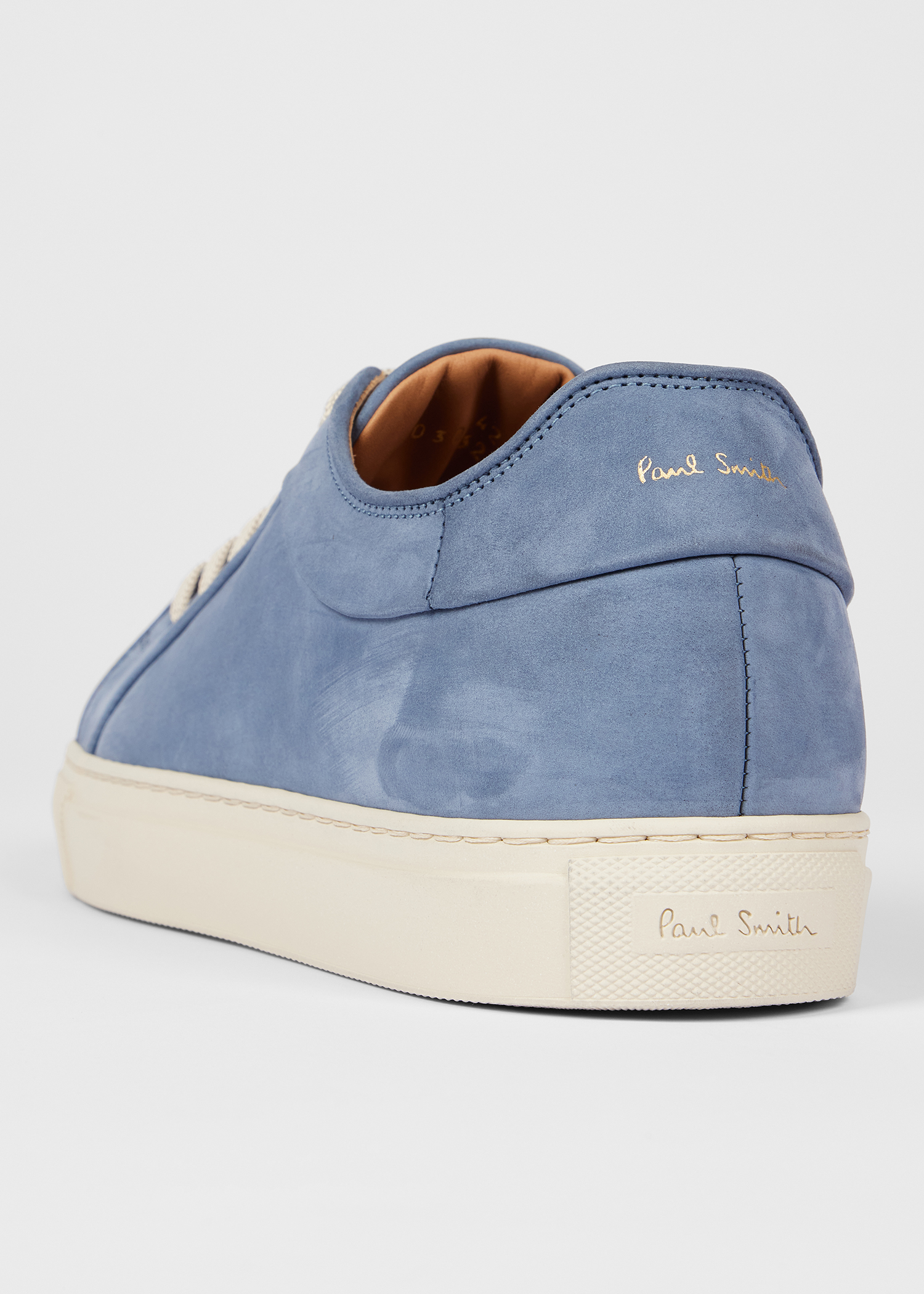 Men's Light Blue Nubuck 'Basso' Trainers