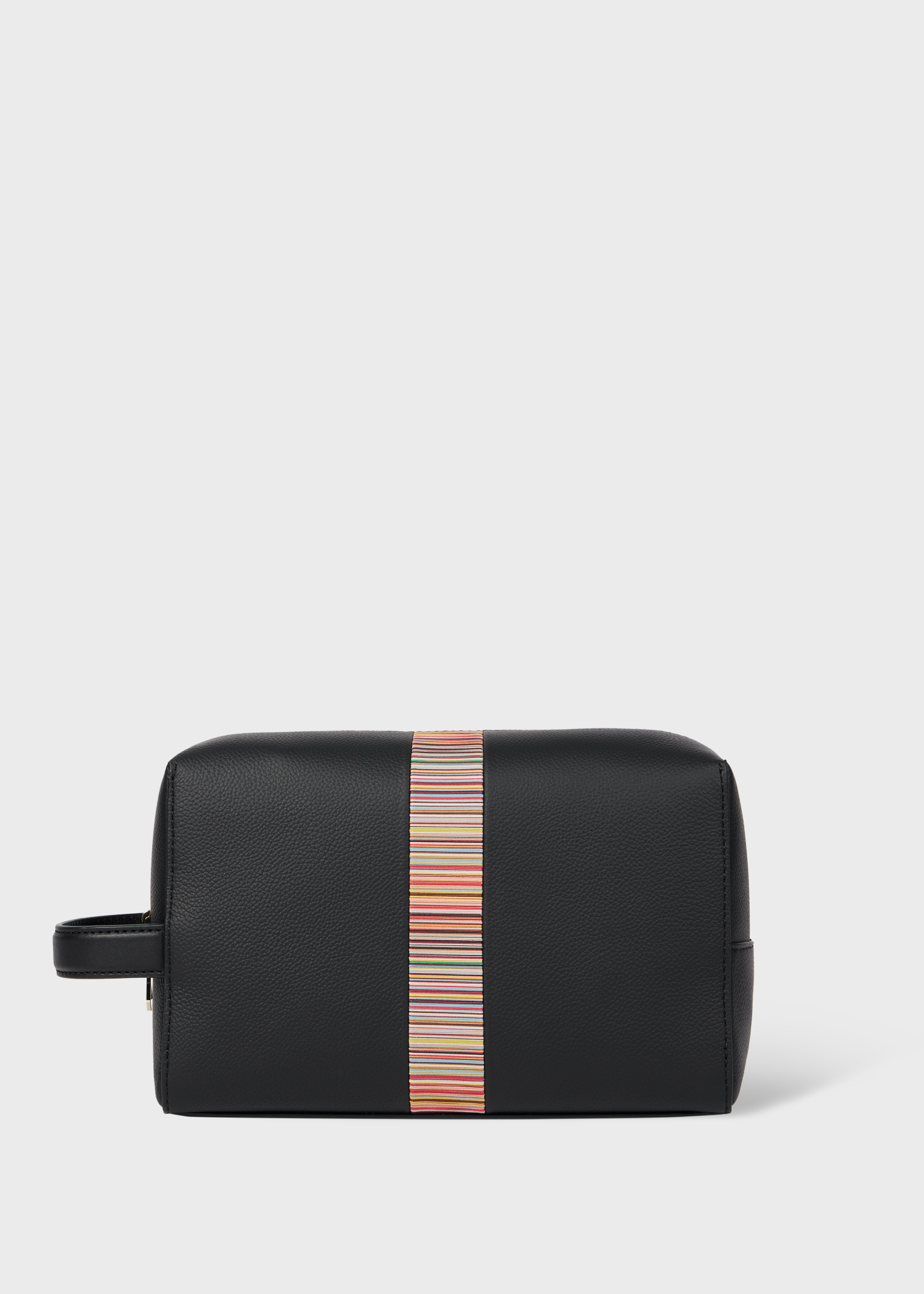 Keilab Stripe Pu Washbag Black