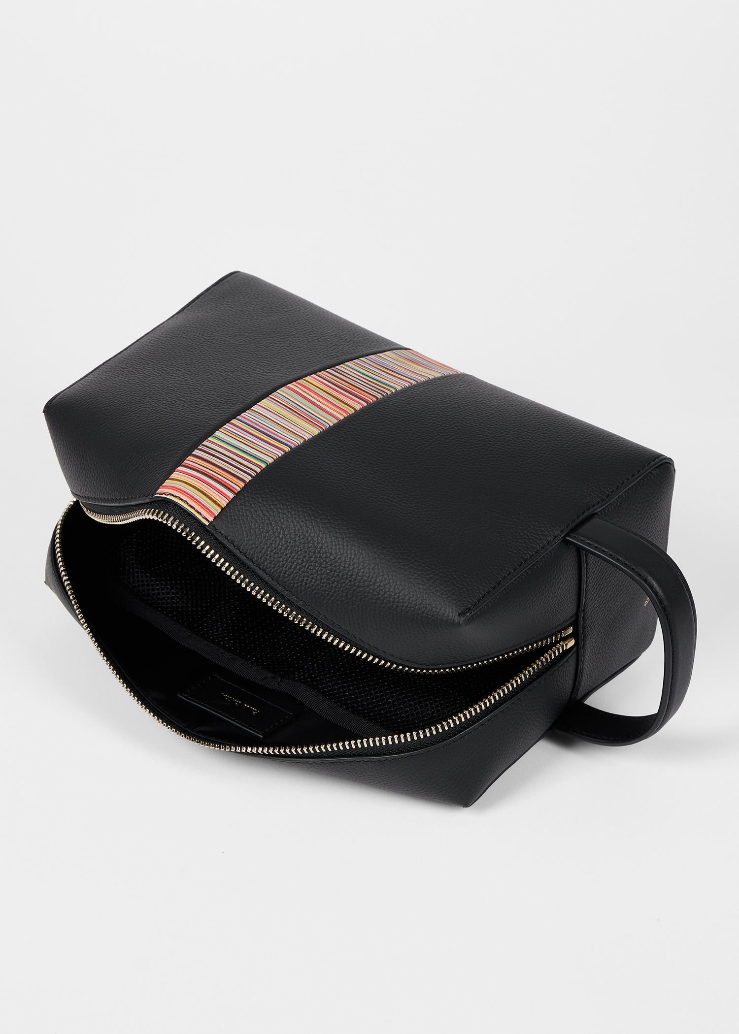 バッグ Paul Smith Stripe Leather Tote Bag Black Paul Smith Stripe Leather Tote Bag Black Paul Smith Tote Bag Black