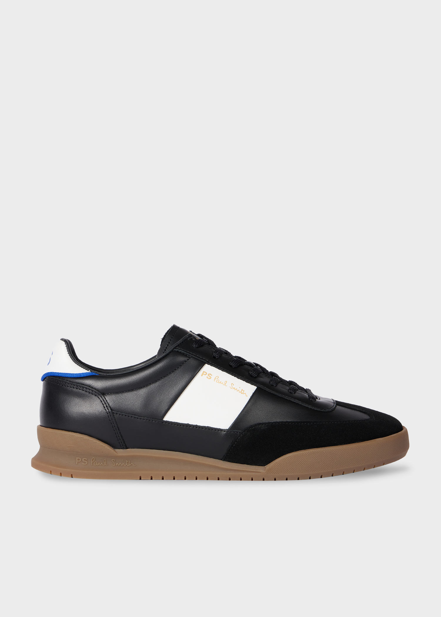 Men's Black and White 'Dover' Panel Sneakers