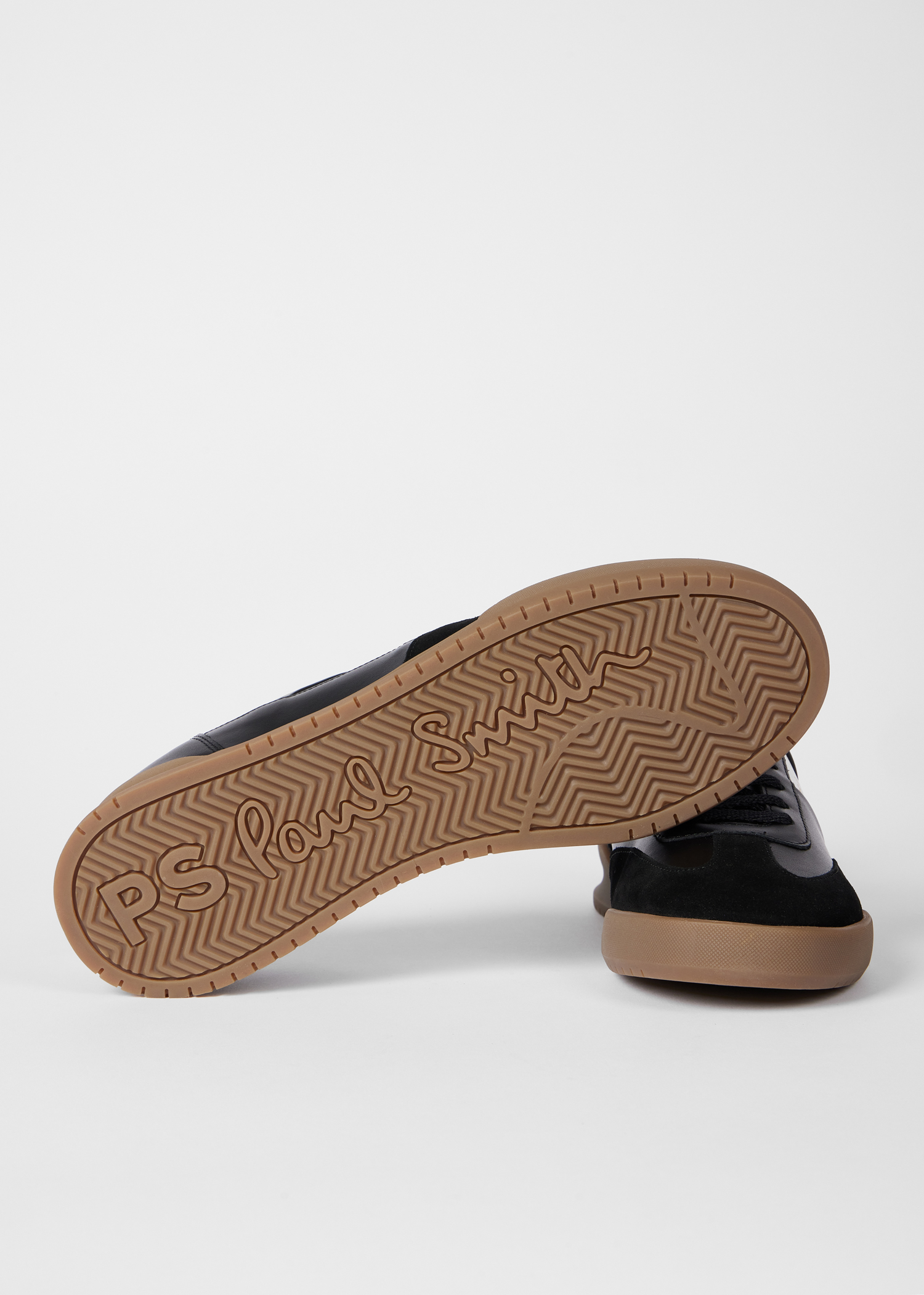 Men's Black and White 'Dover' Panel Sneakers