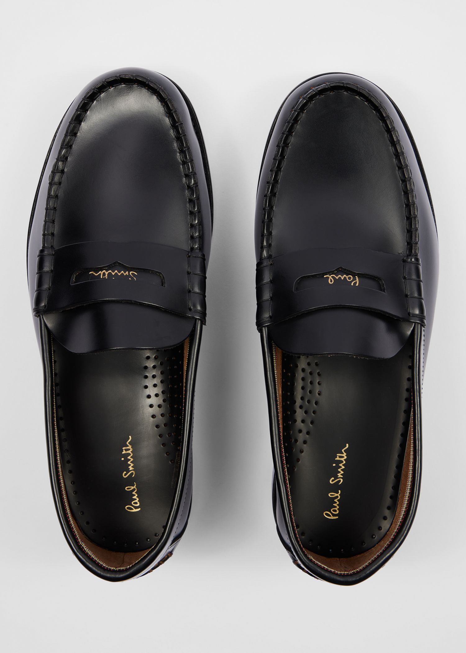 【関税込み】Paul Smith ブラック Lido ローファー Paul Smith Lido Leather Loafers Black Paul Smith