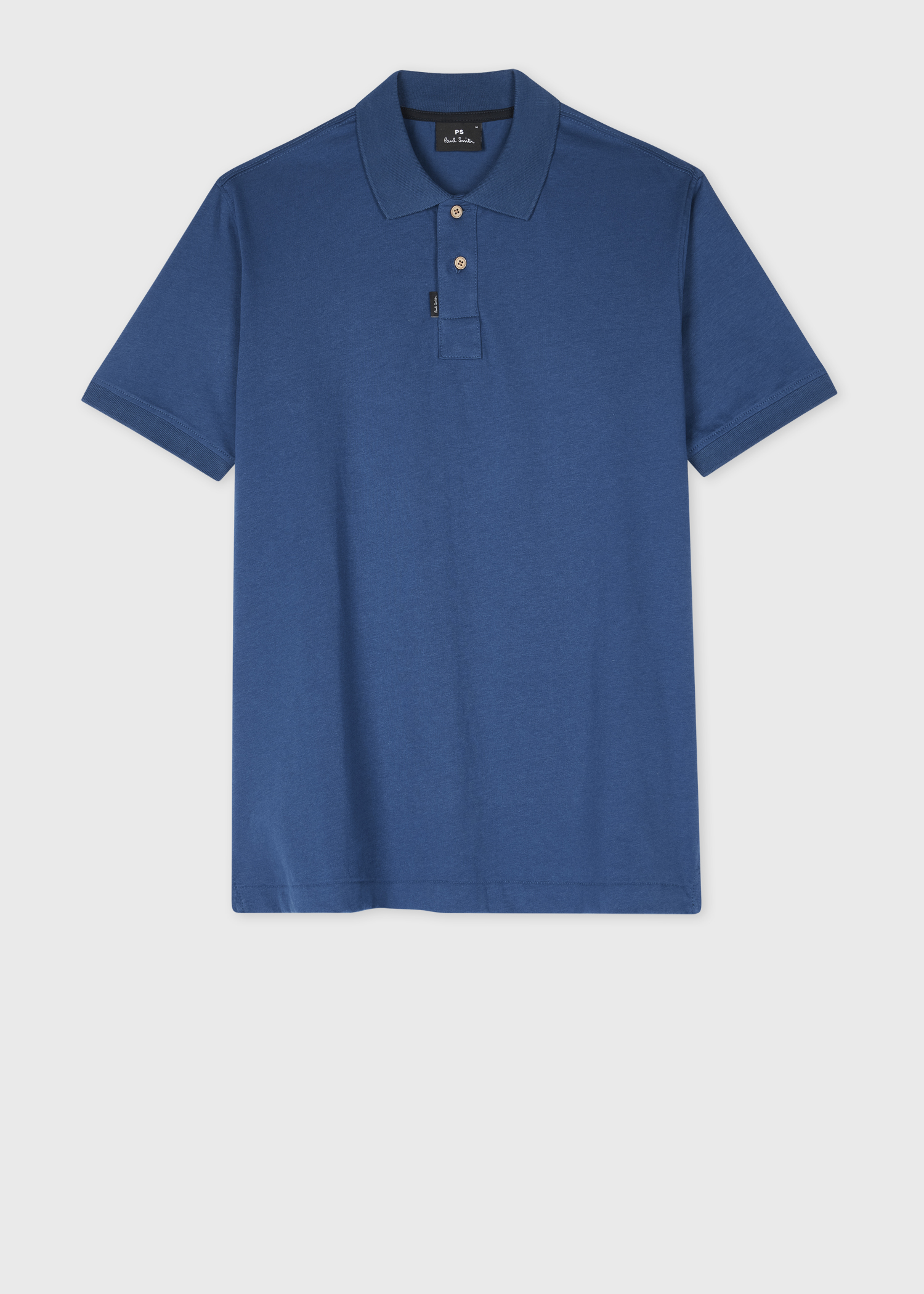 Men's Blue Organic Cotton Polo Shirt