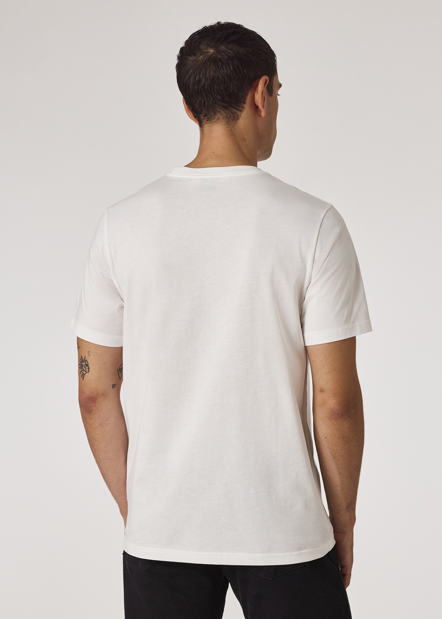 Men's Black 'Astronaut' Print T-Shirt