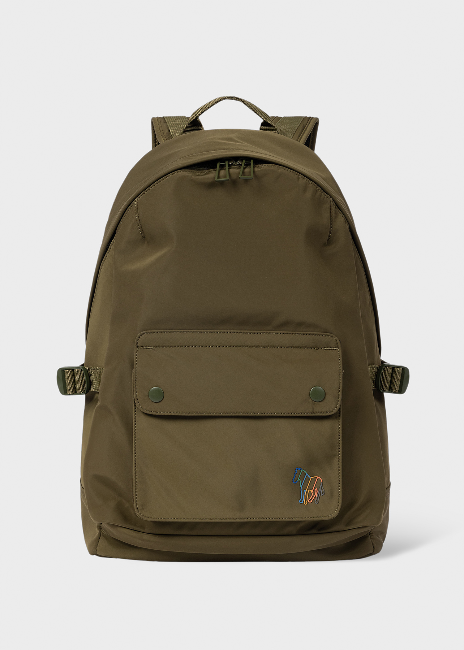 Khaki 'Broad Stripe Zebra' Backpack