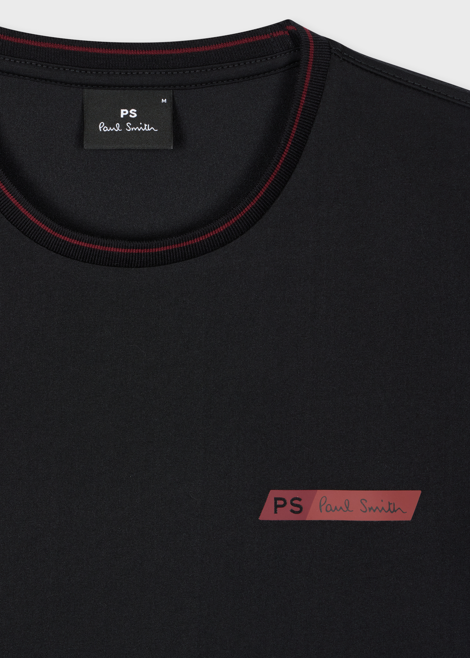 Black Regular-Fit Cotton Logo T-Shirt