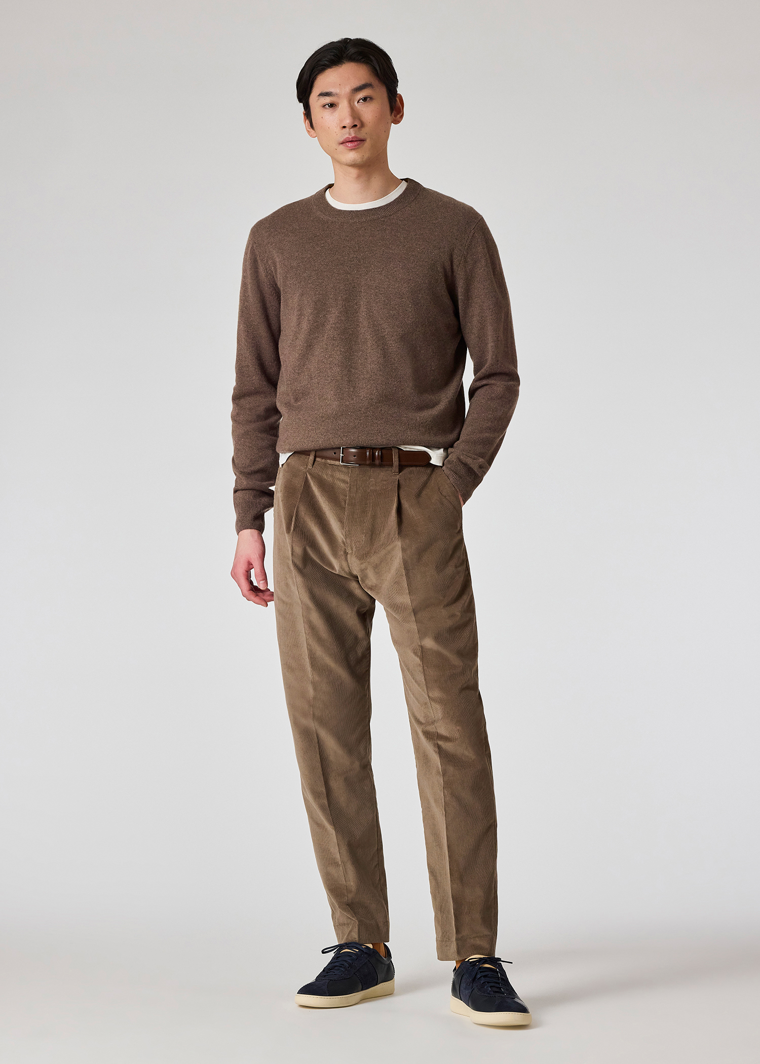 【PORTERNA】Paidy half corduroy trousers M1R-408Z-P02566-71_3.jpg